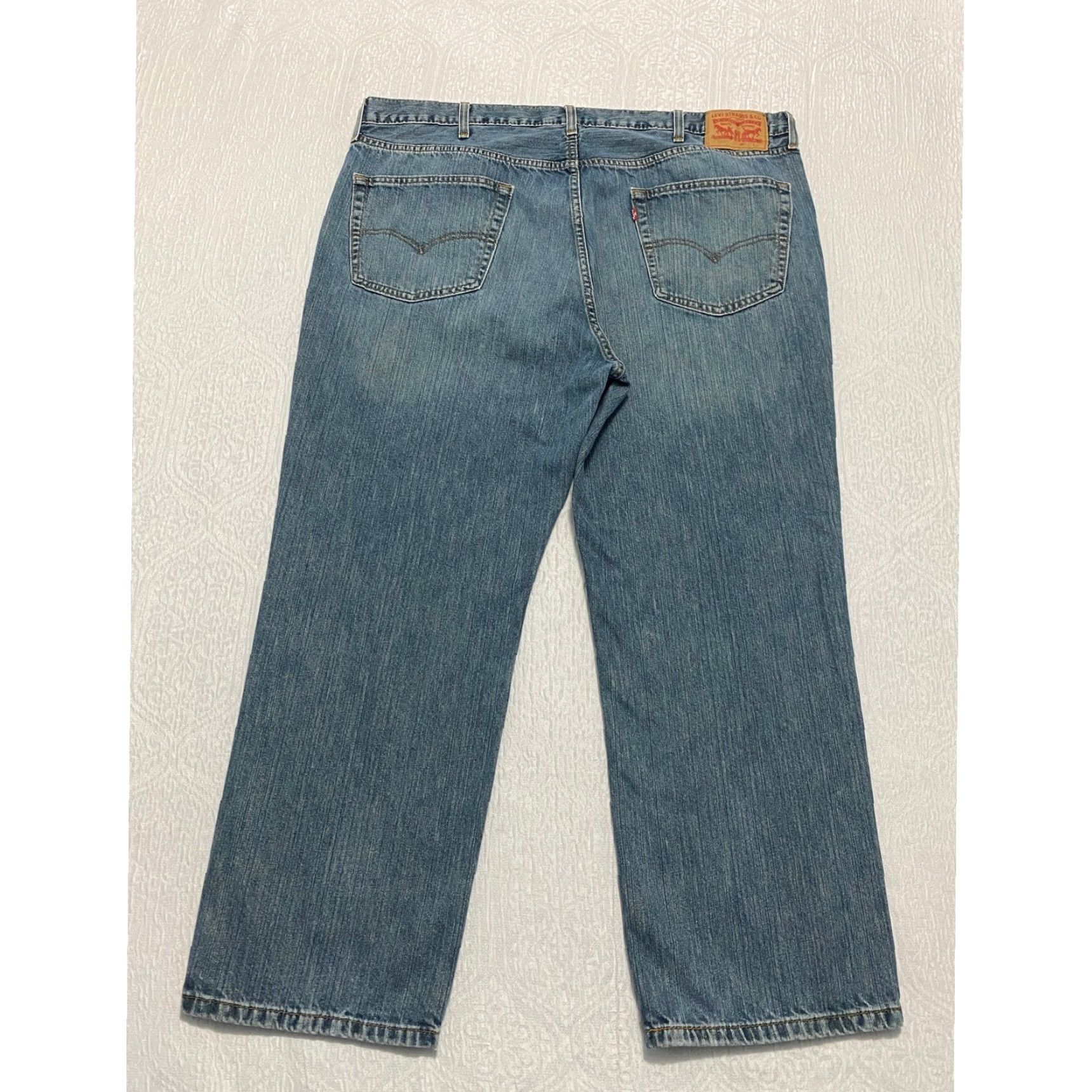 Levi's Levi's 559 Jeans Mens Size 44 Relaxed Straight Leg Blue Denim Pants Size US 44 / EU 60 - 2 Thumbnail