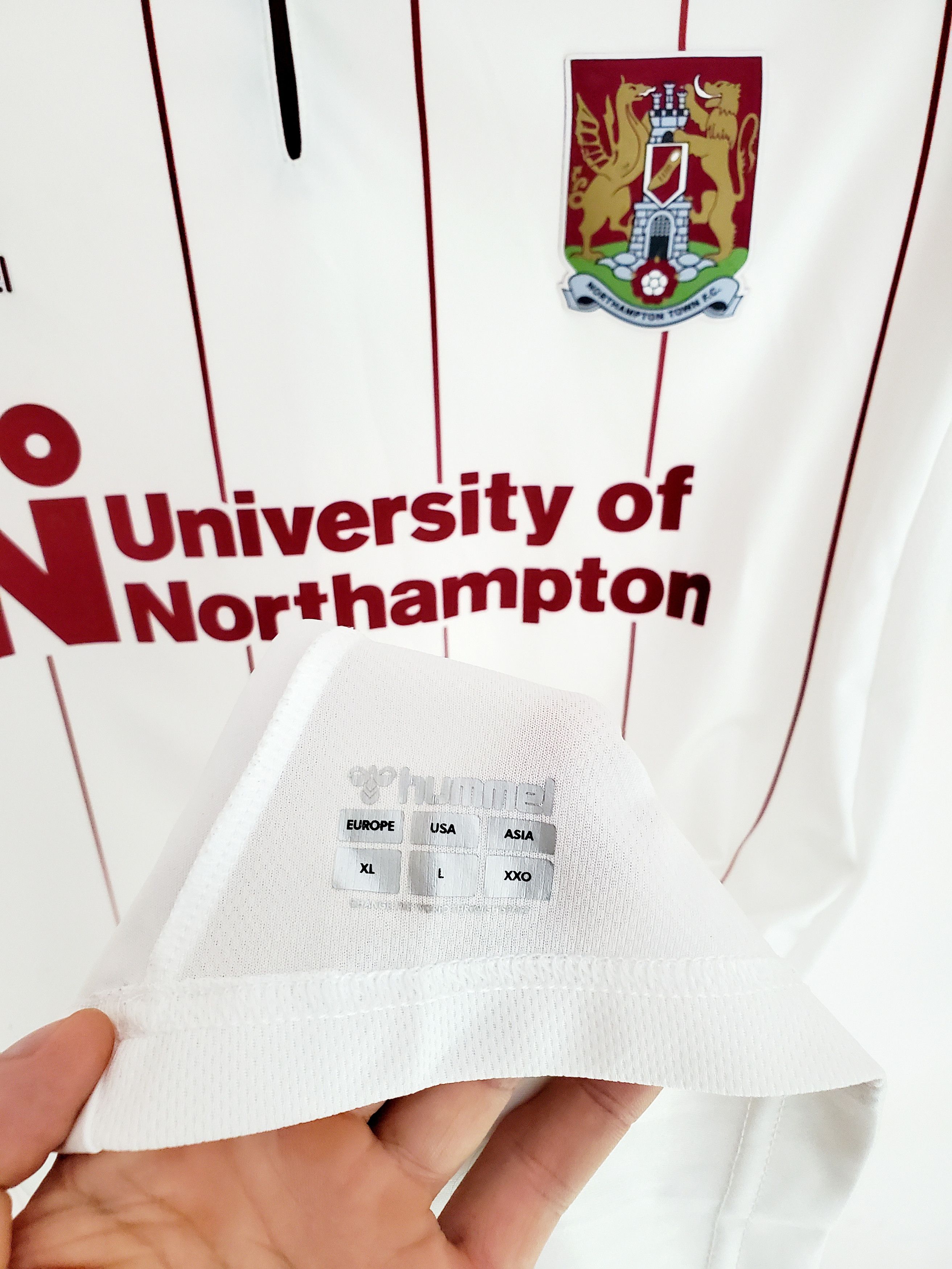 Hummel NORTHAMPTON TOWN 2020/21 Away Hummel Football Jersey Xl Size US XL / EU 56 / 4 - 4 Thumbnail