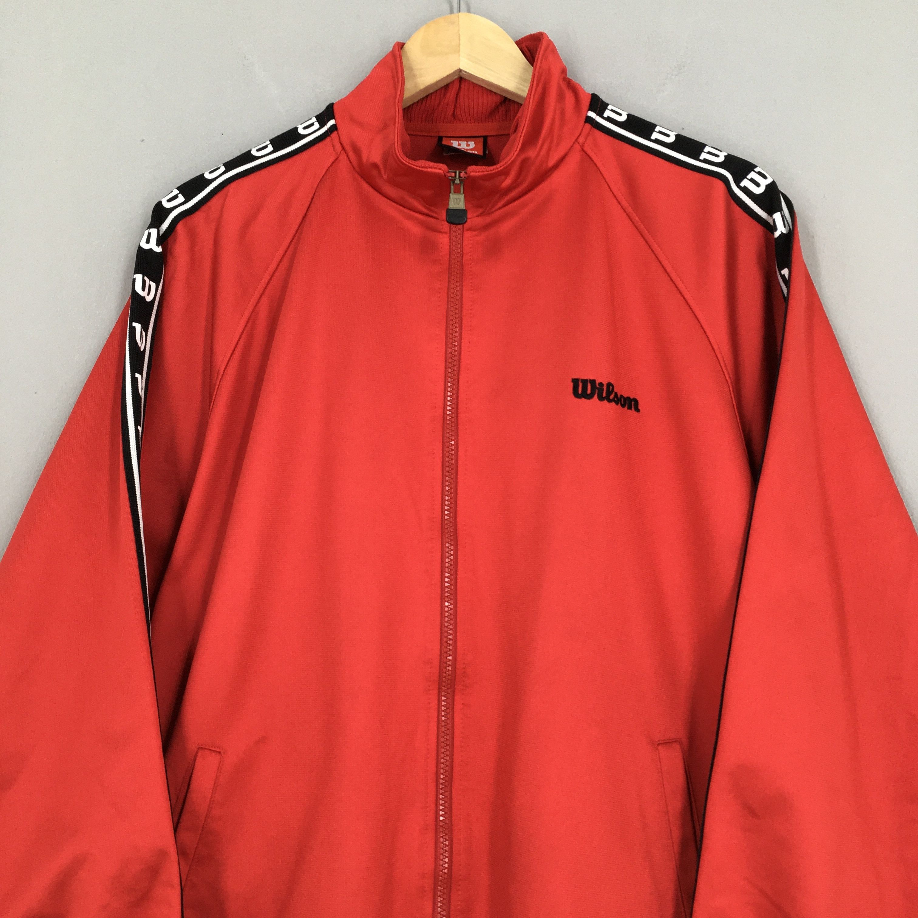Vintage Vintage Wilson Windrunner Red Jacket Large Size US L / EU 52-54 / 3 - 2 Thumbnail
