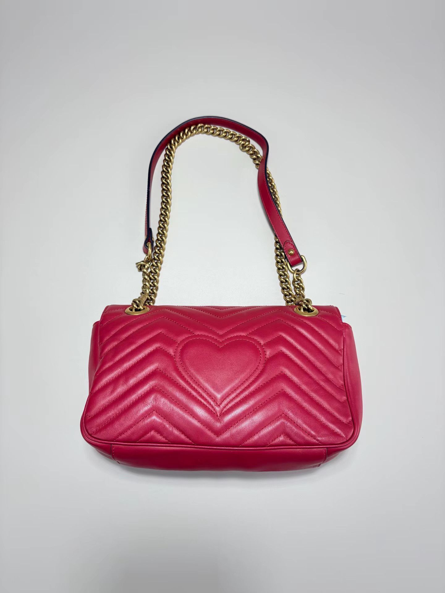 Gucci GUCCI MARMONT Red Shoulder Bag & Crossbody Bag Size ONE SIZE - 2 Thumbnail