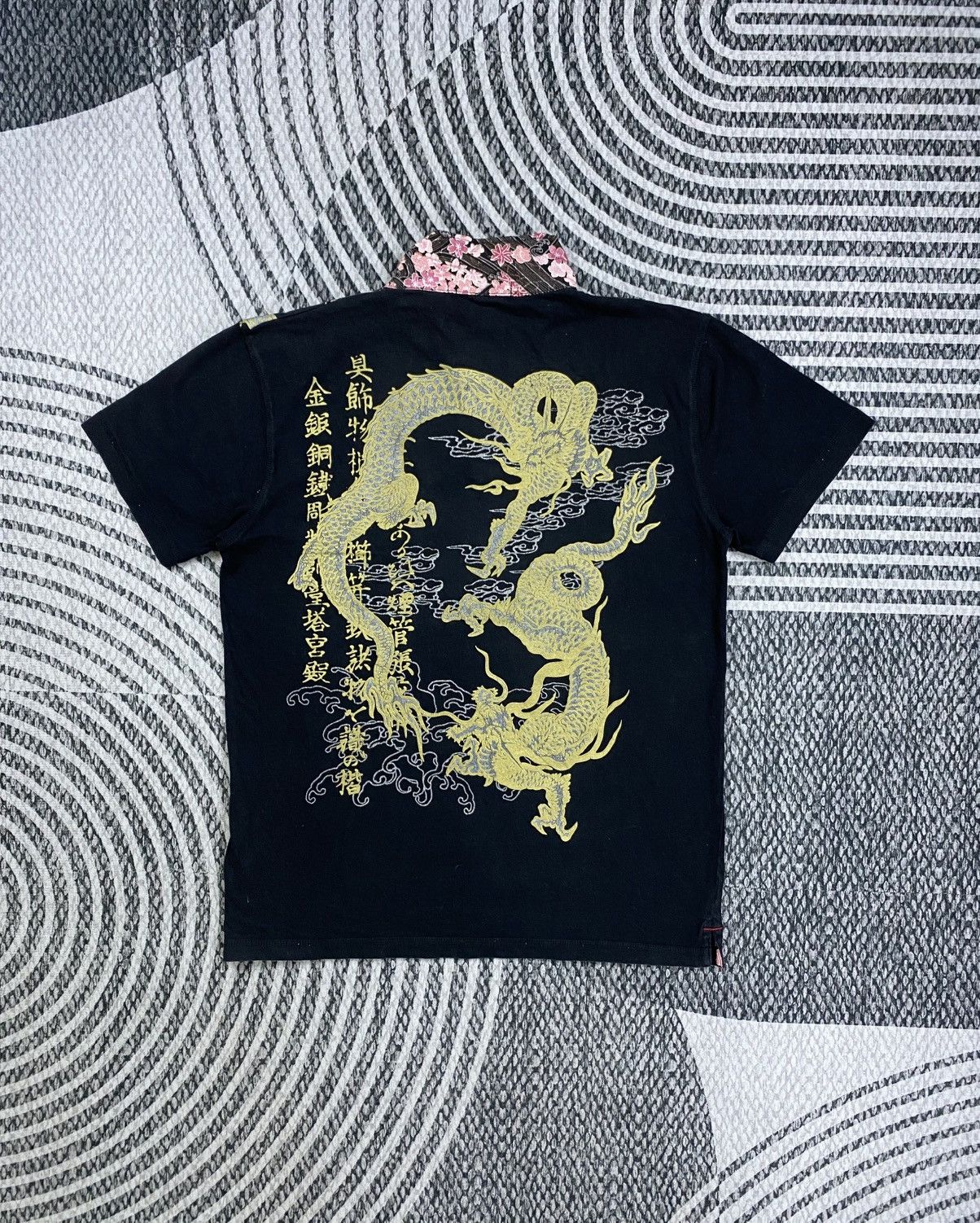 🔥Vintage Dragonfly Japanese Brand Big Embroidery Polos Shirt