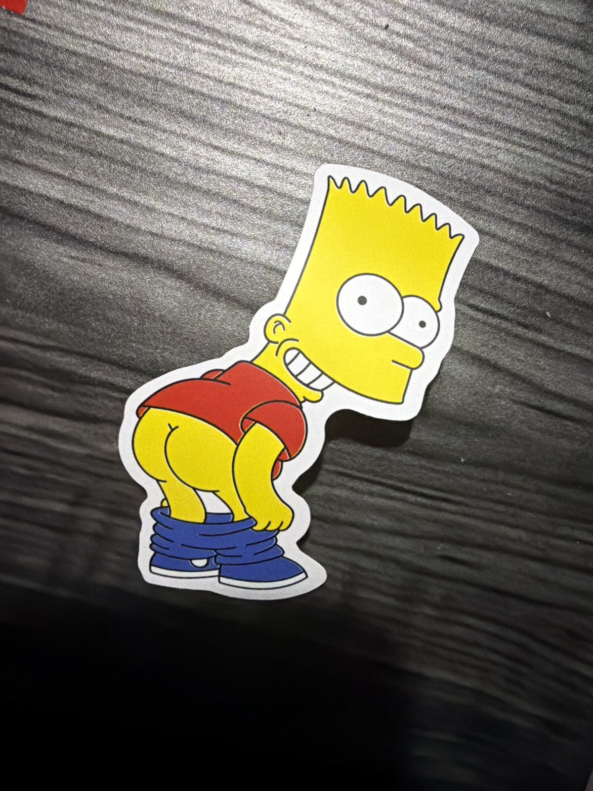 The Simpsons The Simpsons Bart Simpson Mooning Sticker Size ONE SIZE - 1 Thumbnail
