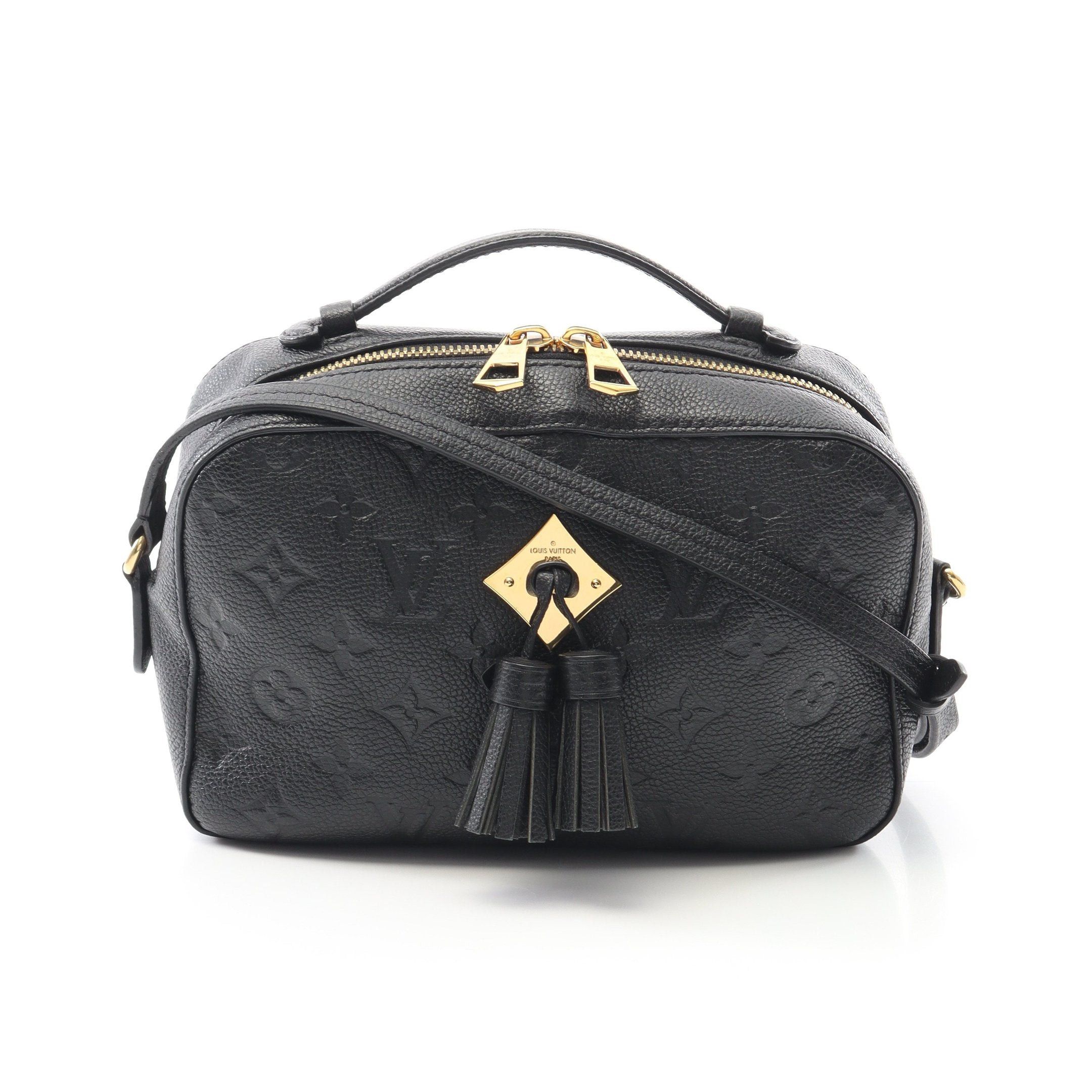 Louis Vuitton Louis Vuitton Saintonge Monogram Empreinte Noir Shoulder Bag Leather Black Size ONE SIZE - 1 Thumbnail