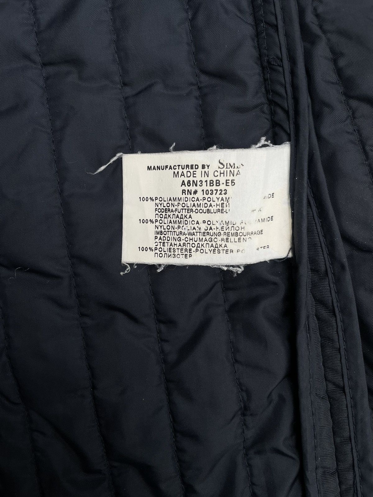 Armani 2000s Armani Padded Lines Navy Coat Jacket Size US L / EU 52-54 / 3 - 16 Thumbnail