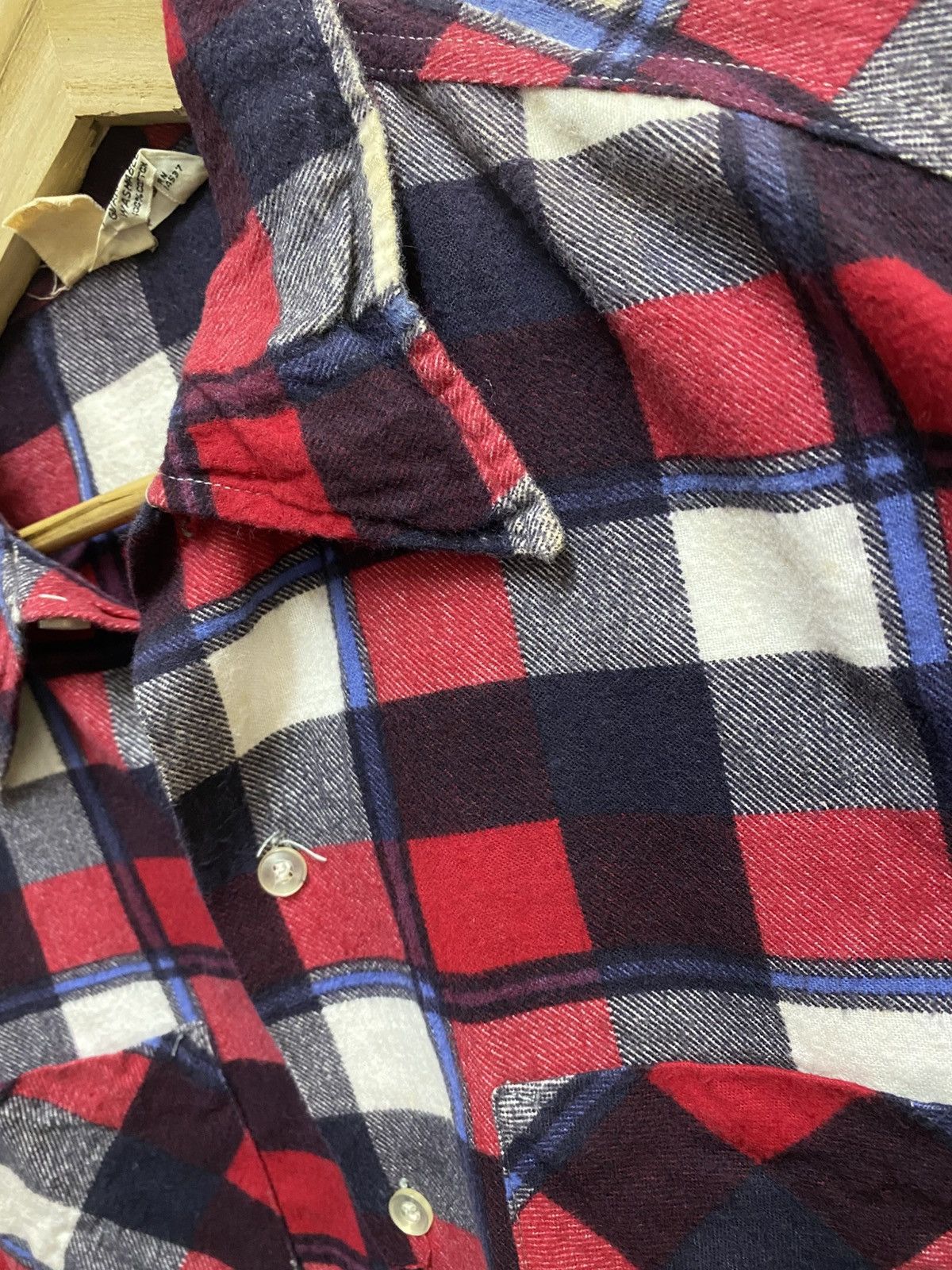 Flannel Sussex Flannel Shirt Cotton Red Colour Size US L / EU 52-54 / 3 - 6 Thumbnail