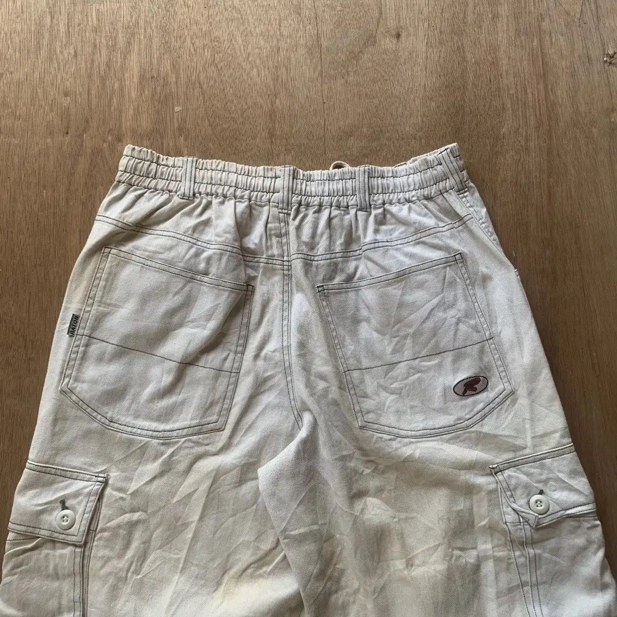 Japanese Brand VINTAGE RATION LAVEUR TROUSERS SPRINGWAIST BAGGY CARGO PANTS Size US 34 / EU 50 - 10 Thumbnail