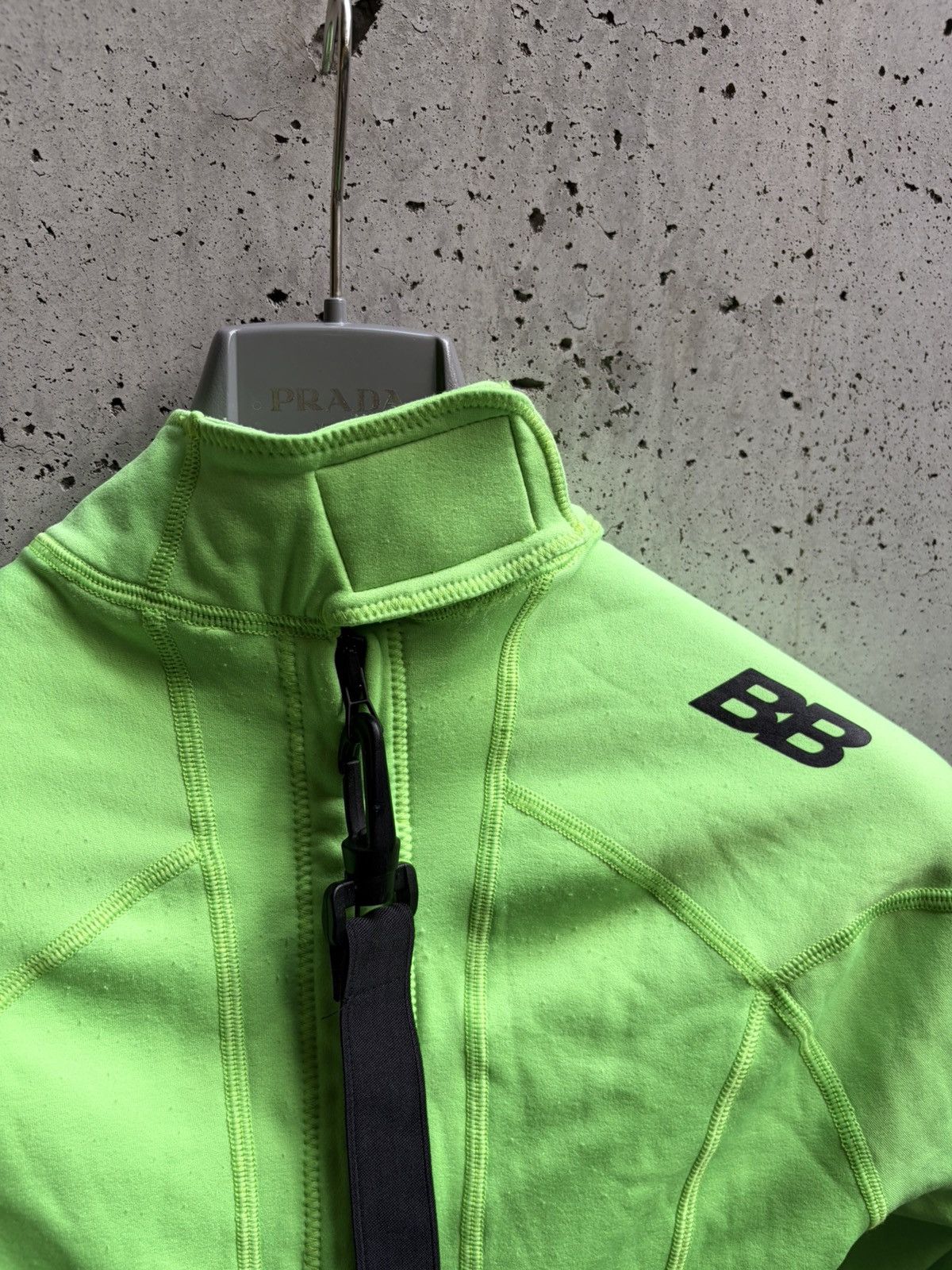Balenciaga Sample 24 balenciaga demna neoprene zip sweater neongreen Size US S / EU 44-46 / 1 - 4 Thumbnail