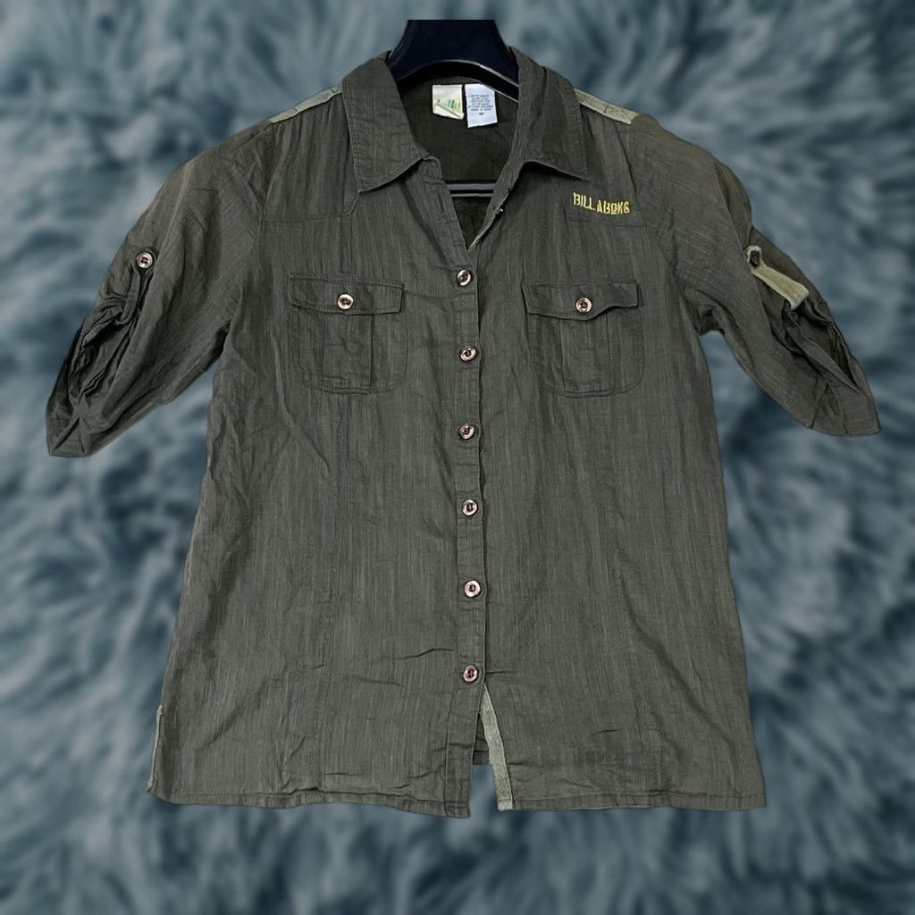 Billabong Billabong Shirt Button-Up Pockets Women’s Army Green Light Beach Size Medium Size M / US 6-8 / IT 42-44 - 1 Thumbnail