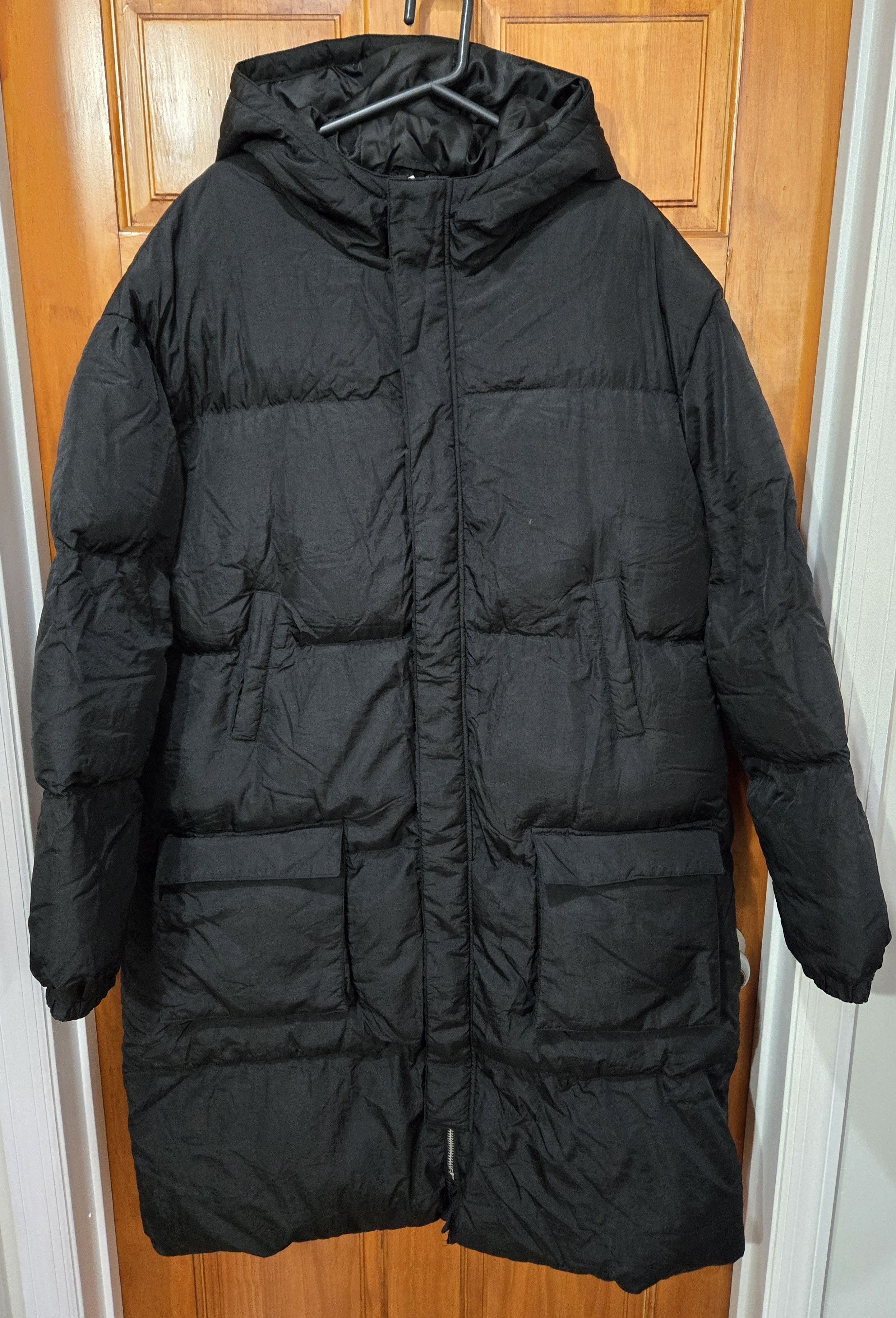 Boohoo BooHoo Men's Plus 4 Pocket Longline Hooded Puffer Jacket Size US XXL / EU 58 / 5 - 5 Thumbnail