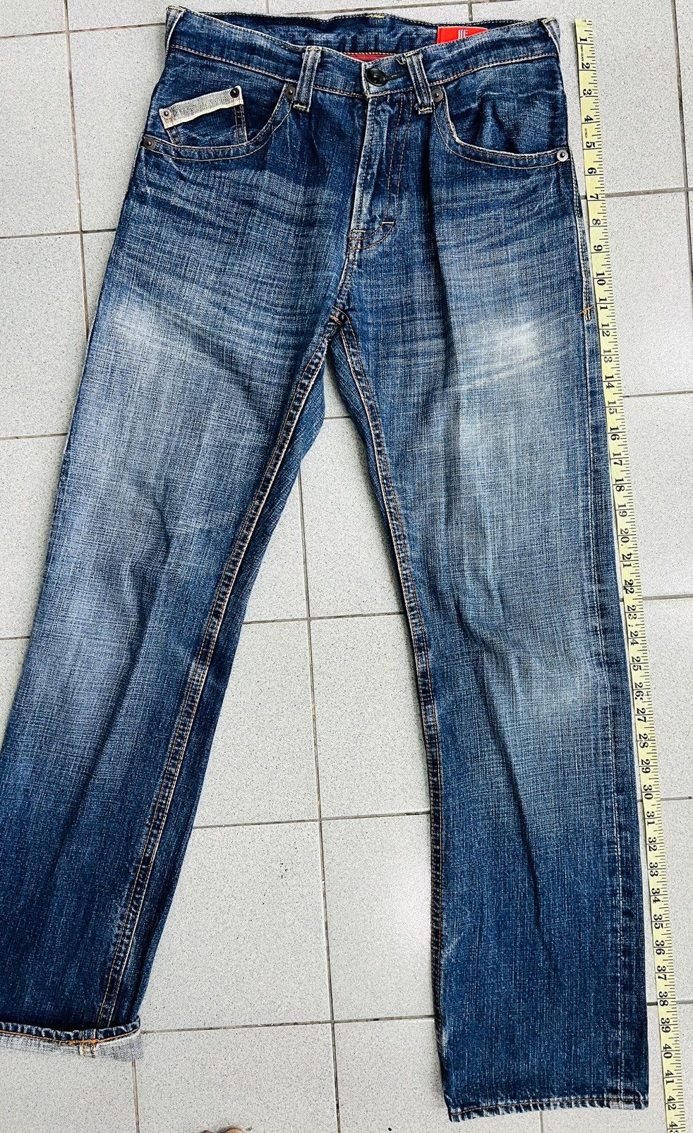 Japanese Brand × Uniqlo RARE Uniqlo UJ Distressed Selvedge Jeans Size US 30 / EU 46 - 15 Thumbnail