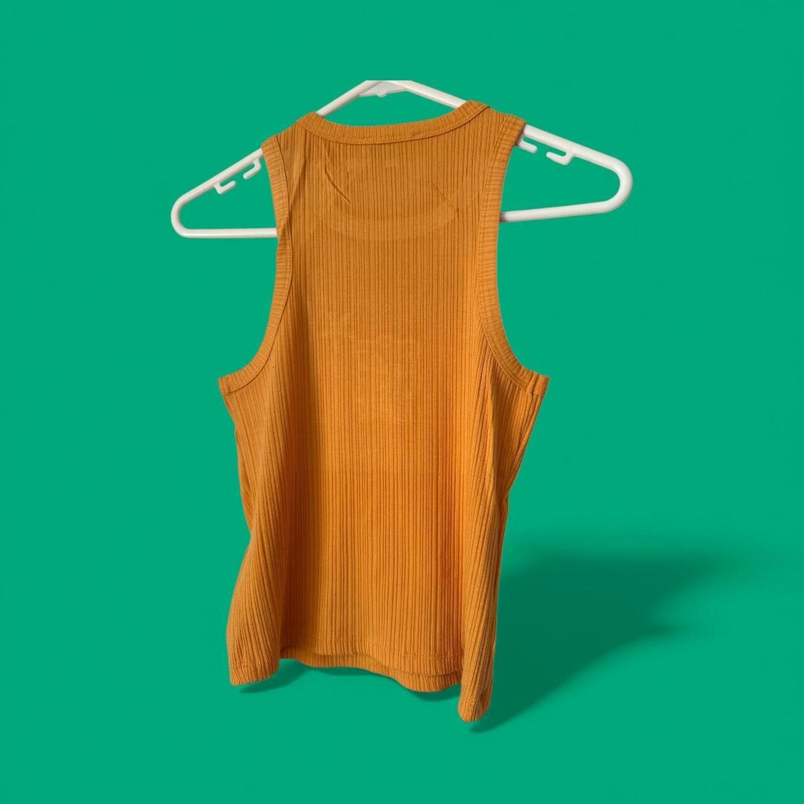 Other Mustard Ribbed Tank – Custom Mushroom Patch Size 8 Size S / US 4 / IT 40 - 2 Thumbnail