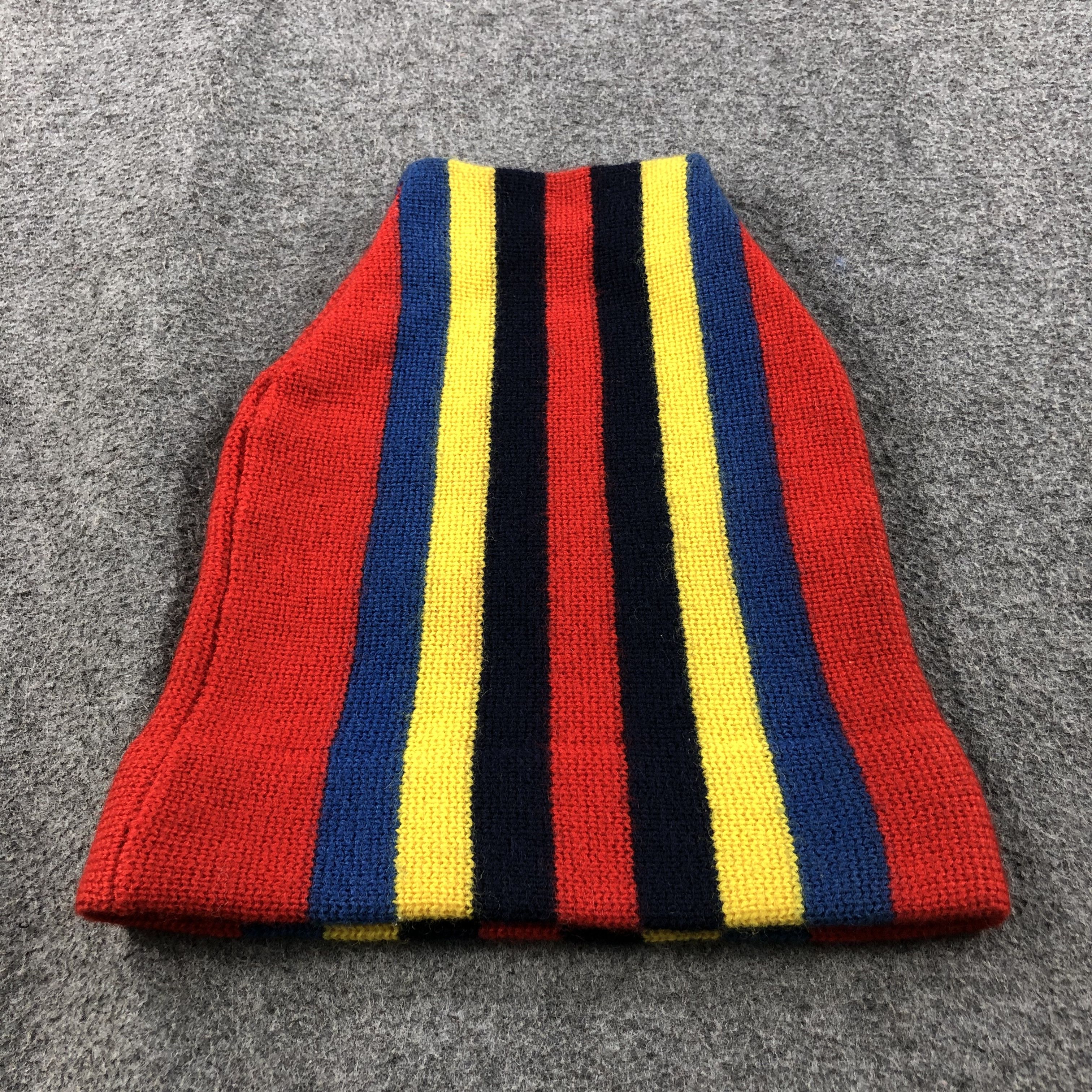 Vintage Franz Striped Devil Ears Wool Beanie Snowcap Snow Hat B358 Size ONE SIZE - 4 Thumbnail