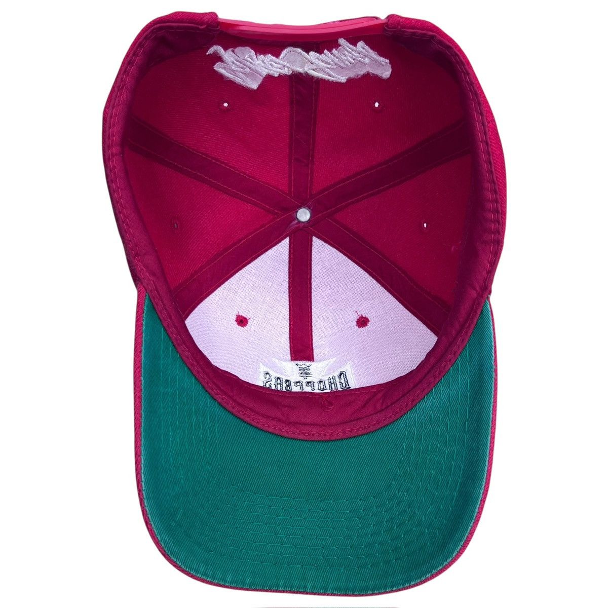 West Coast Choppers Vintage 1990s West Coast Choppers Jesse James Red Snapback Size ONE SIZE - 8 Thumbnail
