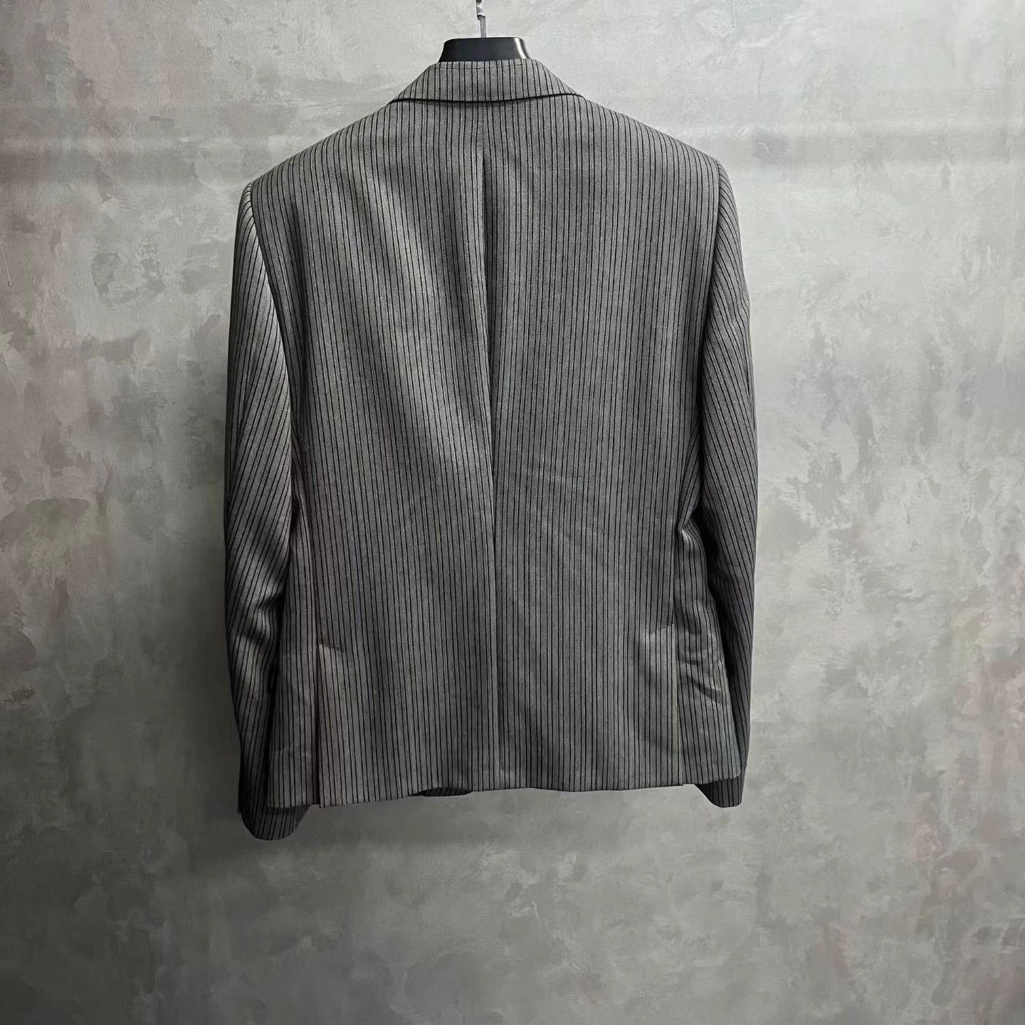 Dolce & Gabbana dolce&gabbana gray black blazer size 52 Size US L / EU 52-54 / 3 - 2 Thumbnail