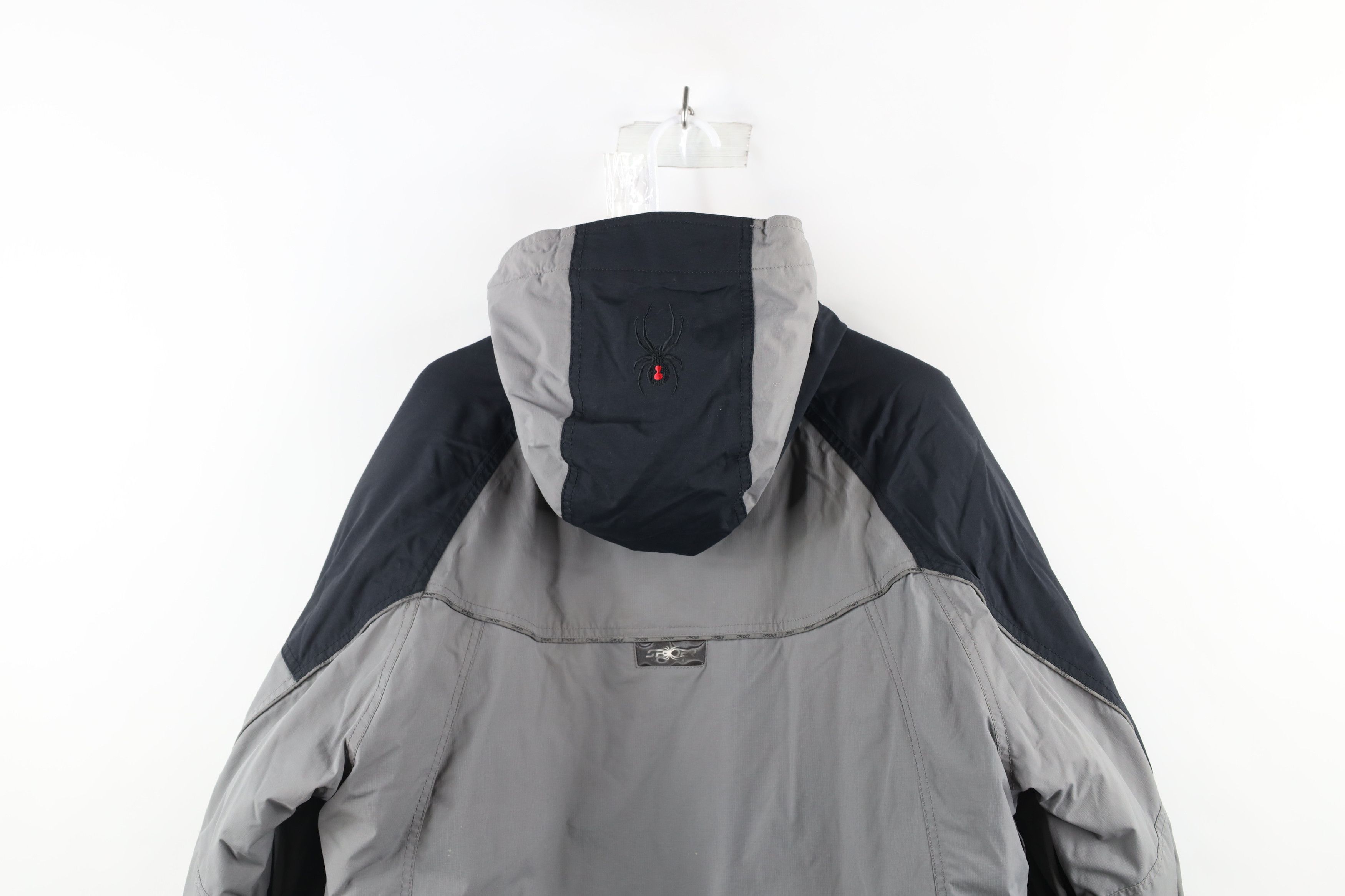 Spyder × Vintage Vintage Spyder Hooded Skiing Snowboard Puffer Jacket Gray Size US L / EU 52-54 / 3 - 20 Thumbnail