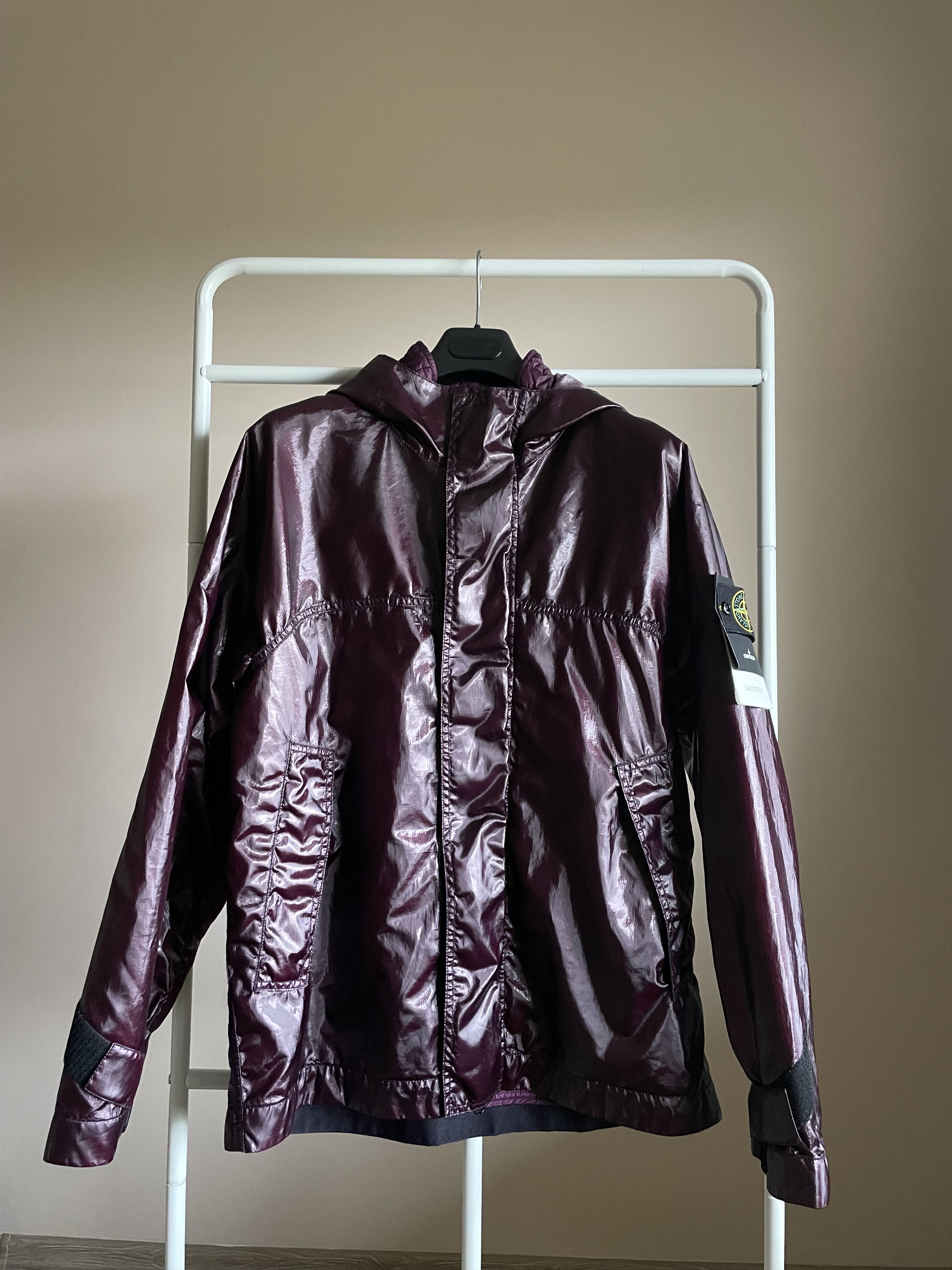 Stone Island STONE ISLAND 45831 Glass Cover TC Jacket FW24 Burgundy Size US M / EU 48-50 / 2 - 1 Thumbnail