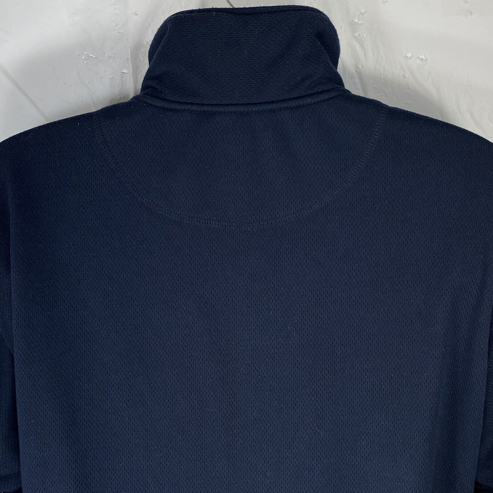Roundtree & Yorke Roundtree & Yorke Medium 1/4 Zip Navy Blue Fleece Sweatshirt Size US M / EU 48-50 / 2 - 7 Thumbnail