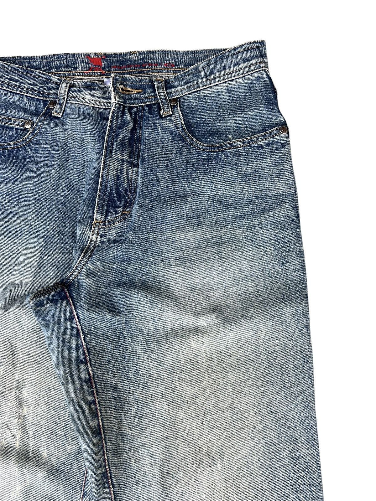 Oakley Vintage Oakley Industrial Denim Distressed Mud Jeans Size US 30 / EU 46 - 11 Thumbnail