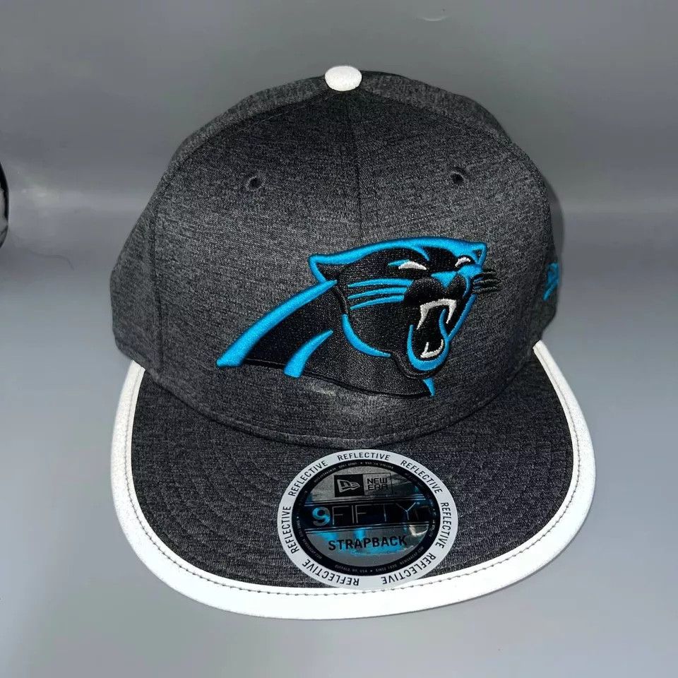 New Era Carolina Panthers Hat Men Reflective Snap Back Cap New Size ONE SIZE - 2 Thumbnail