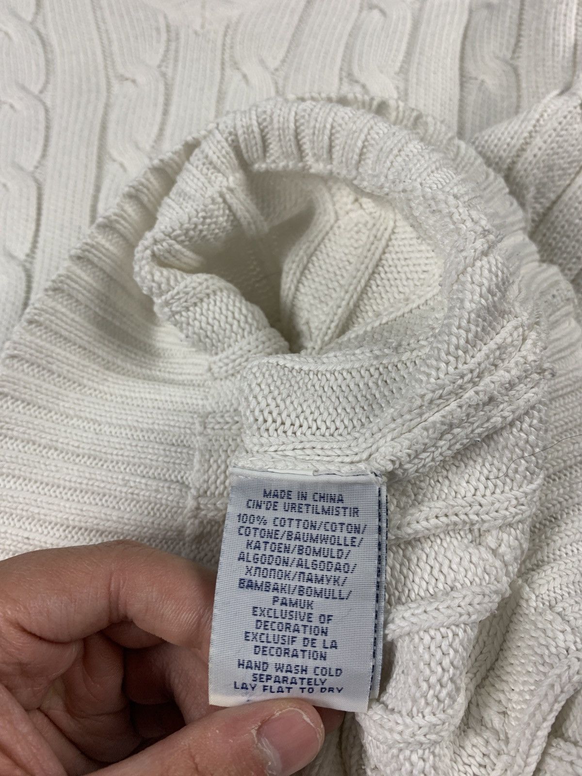 Ralph Lauren Sport Vintage Ralph Lauren Sport Knitted V-Neck Sweater 90s golf Size M / US 6-8 / IT 42-44 - 5 Thumbnail