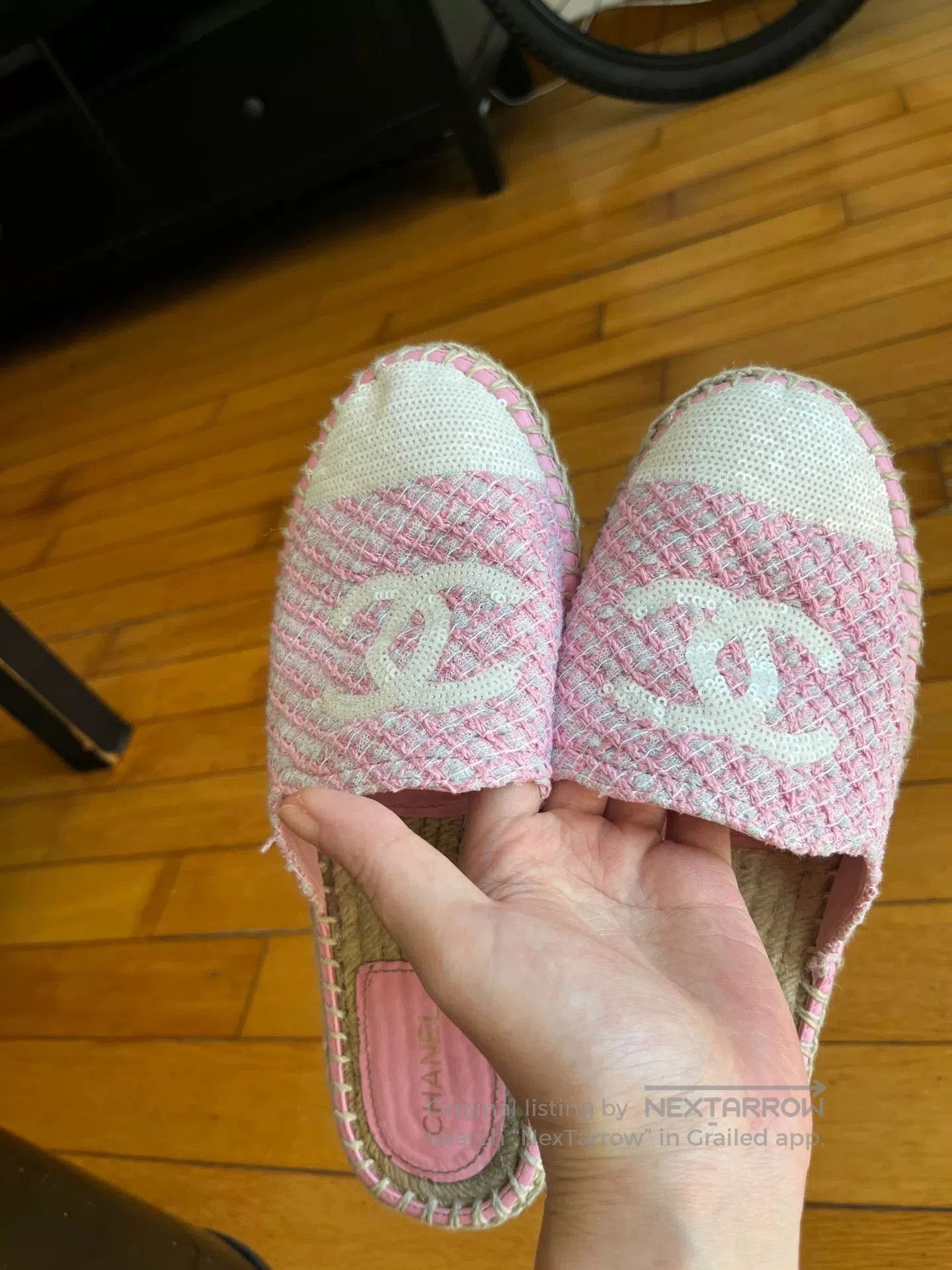 Chanel Chanel 24 Sequin Fisherman Mule. Size US 6 / IT 36 - 2 Thumbnail
