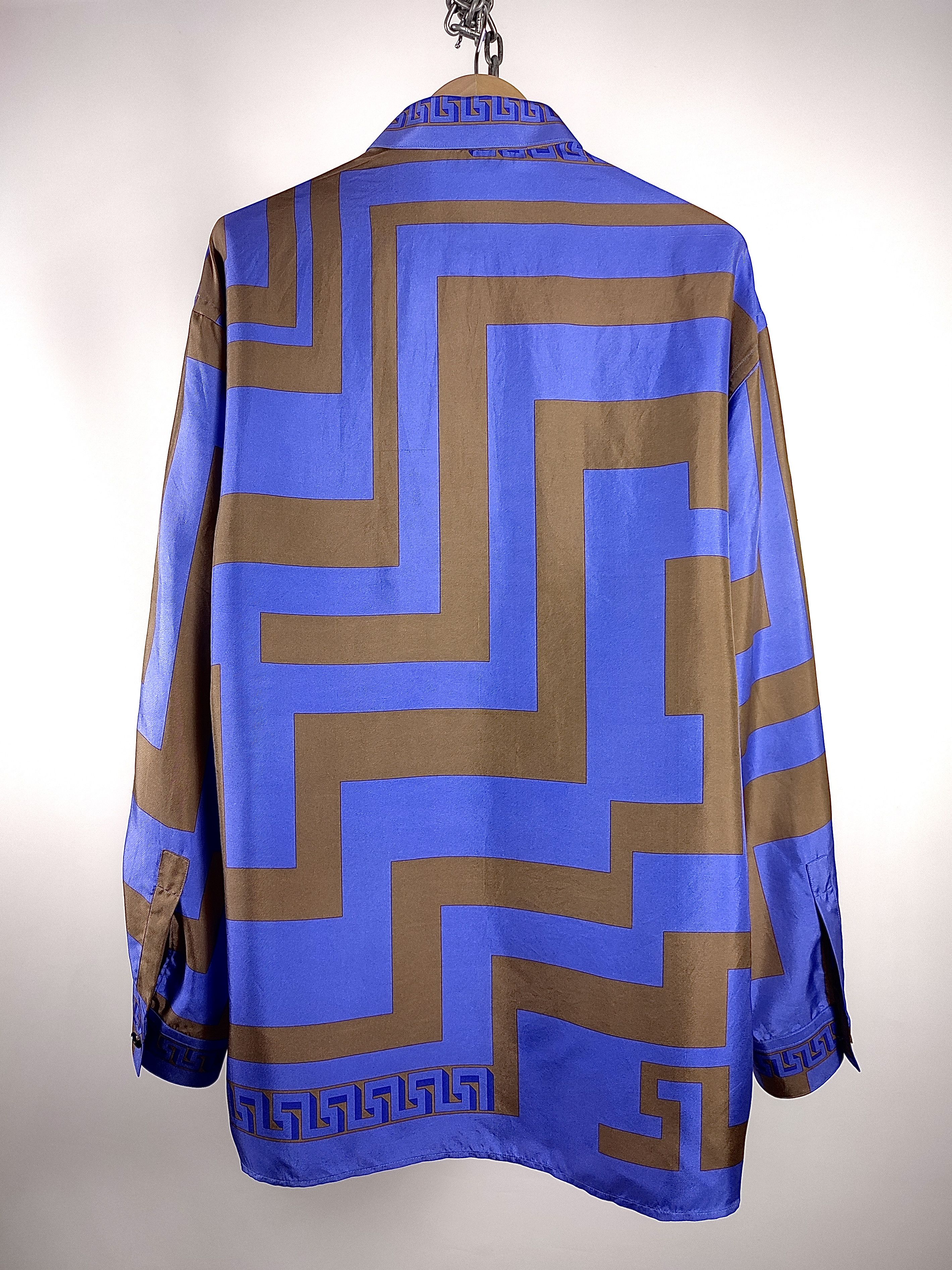 Versace Versace Silk Multicolor Full Print Shirt Size US XL / EU 56 / 4 - 15 Thumbnail