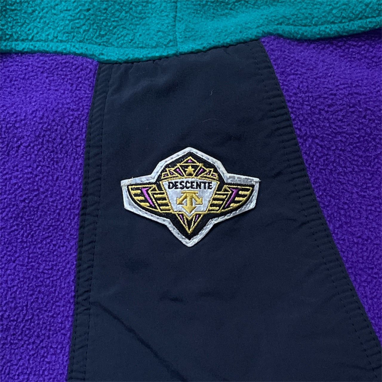 Descente Descente Vintage Zip Up Fleece Size US L / EU 52-54 / 3 - 4 Thumbnail