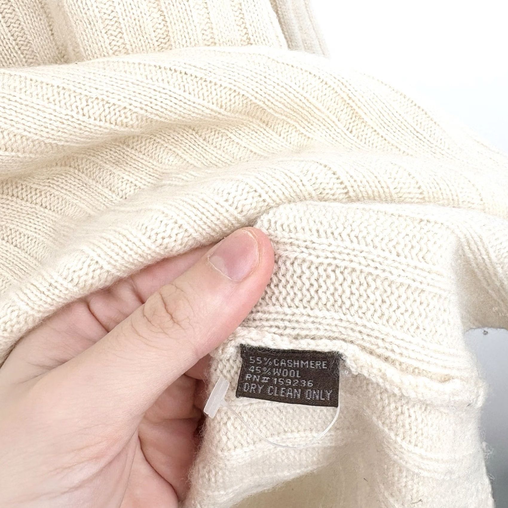 J.McLaughlin J. McLaughlin Sweater Large Cashmere Wool Quiet Luxury Old Money Preppy Academia Size L / US 10 / IT 46 - 6 Thumbnail