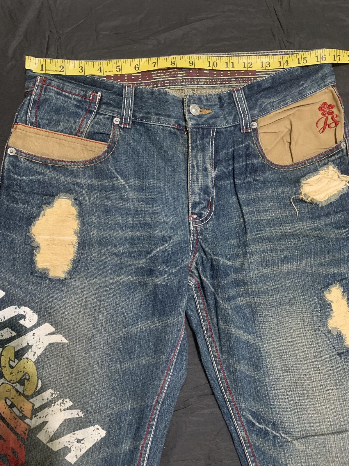 Hysteric Glamour × Le Grande Bleu (L.G.B.) JACK SERIKA surf holiday 54 Size US 32 / EU 48 - 11 Thumbnail