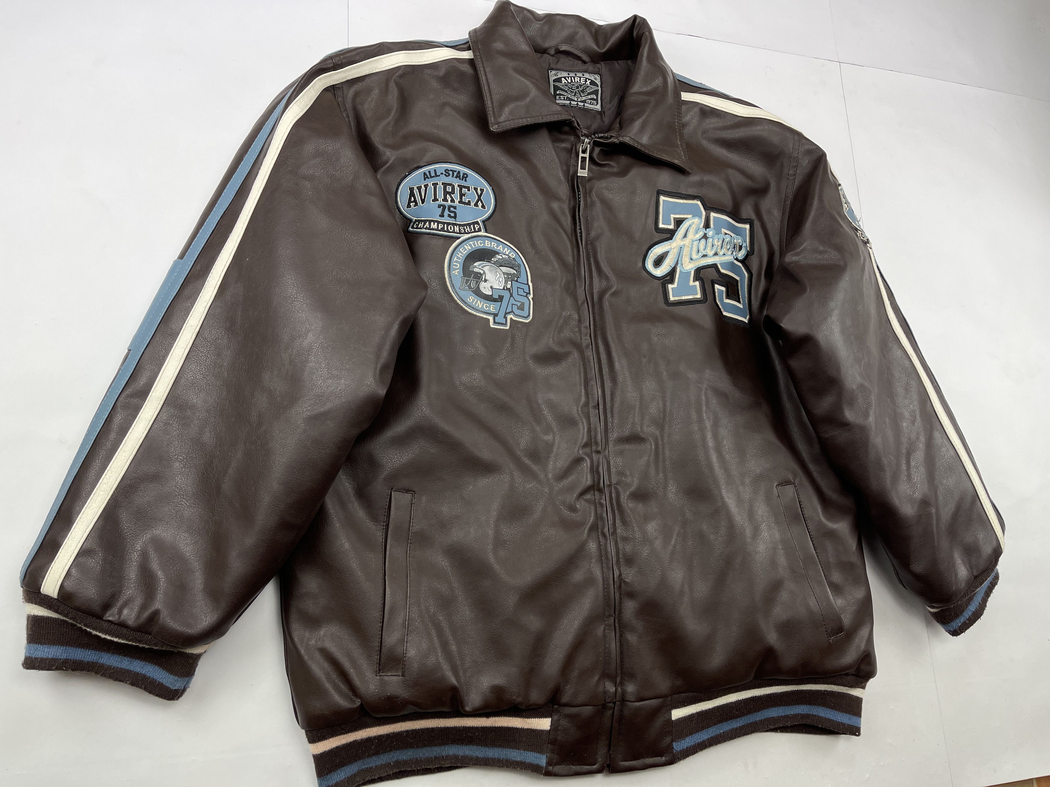 Avirex AVIREX faux leather jacket, vintage, 90s hip hop 1990s M Size US M / EU 48-50 / 2 - 11 Thumbnail