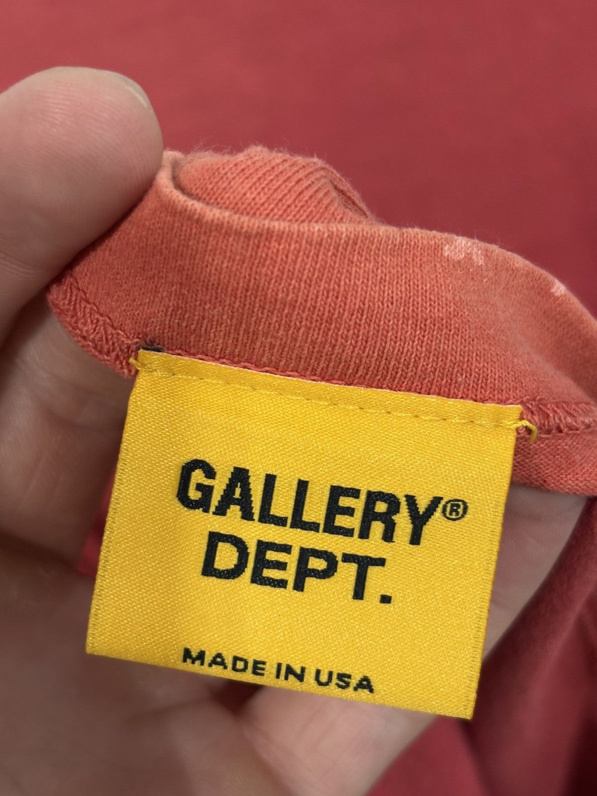 Gallery Dept. Gallery Dept. Vintage Logo Painted Red Tee Size US XXL / EU 58 / 5 - 7 Thumbnail