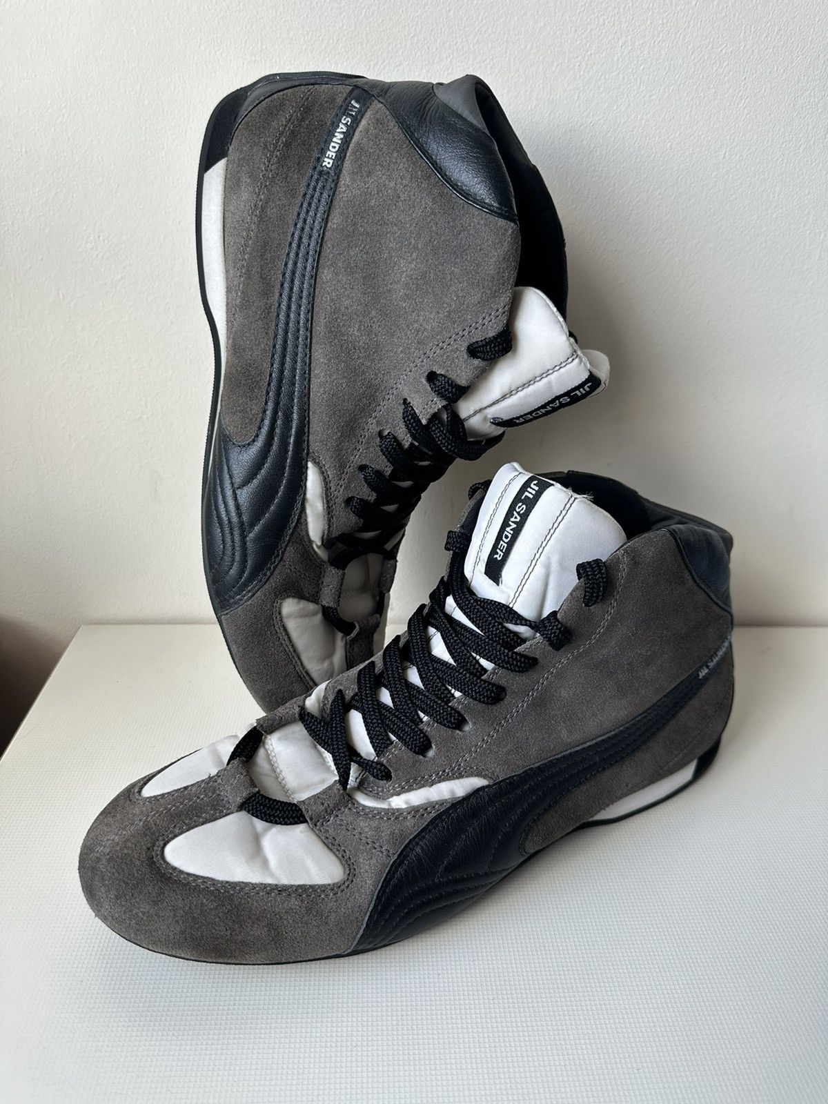 Jil Sander × Puma Puma Jil Sander f1 vintage 90’s high suede sneakers Size US 11 / EU 44 - 1 Thumbnail