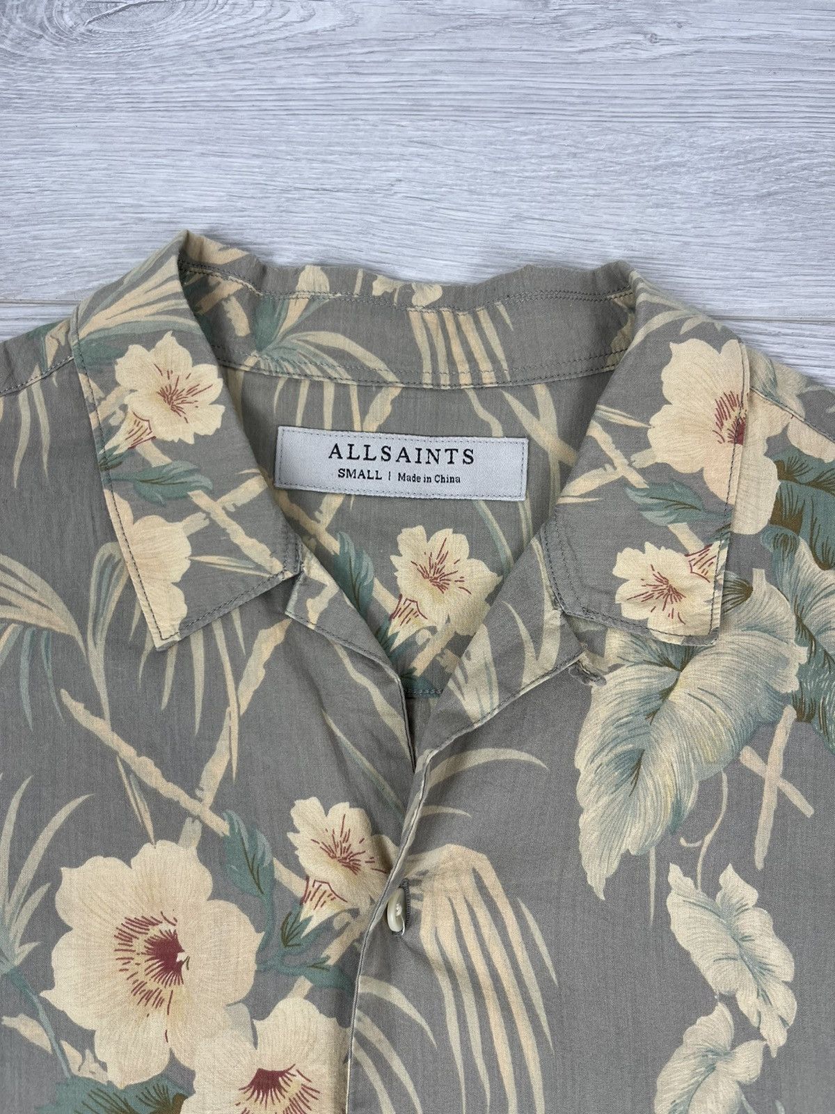 Allsaints Allsaints Mawsim SS Hawaiian Shirt Size US S / EU 44-46 / 1 - 5 Thumbnail