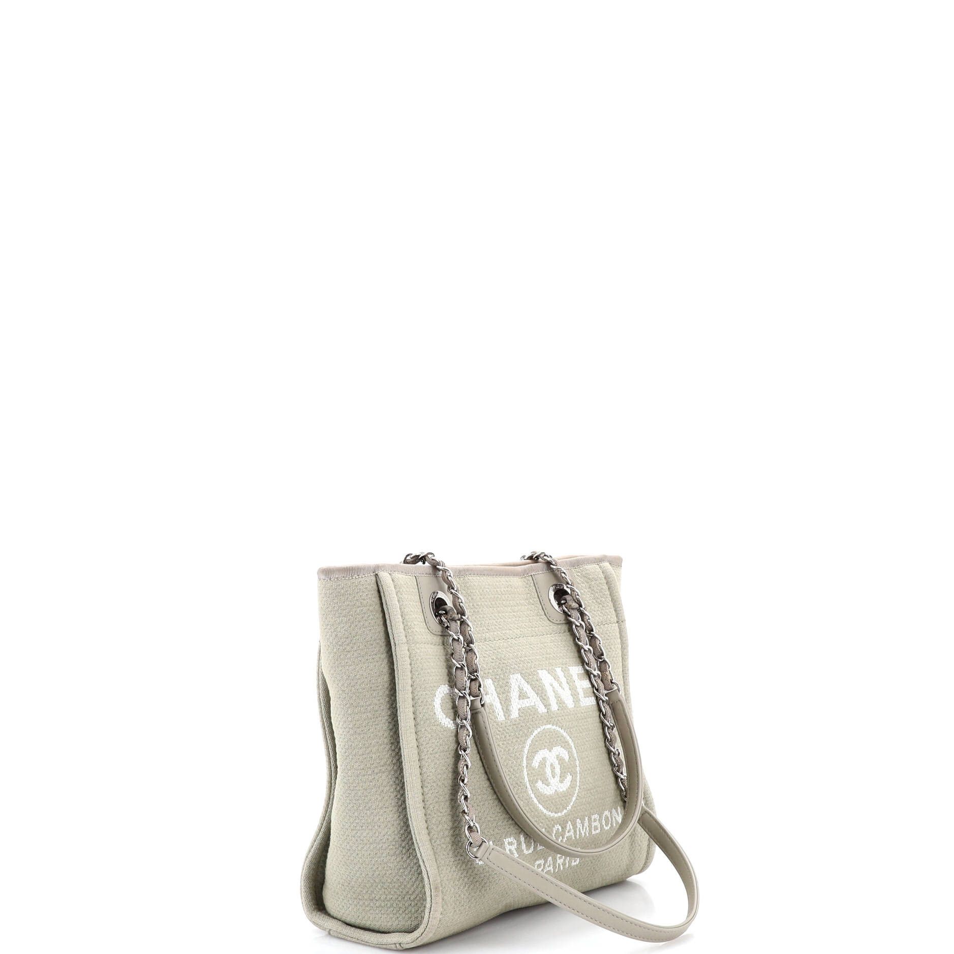 Chanel North South Deauville Tote Canvas Small Size ONE SIZE - 1 Thumbnail
