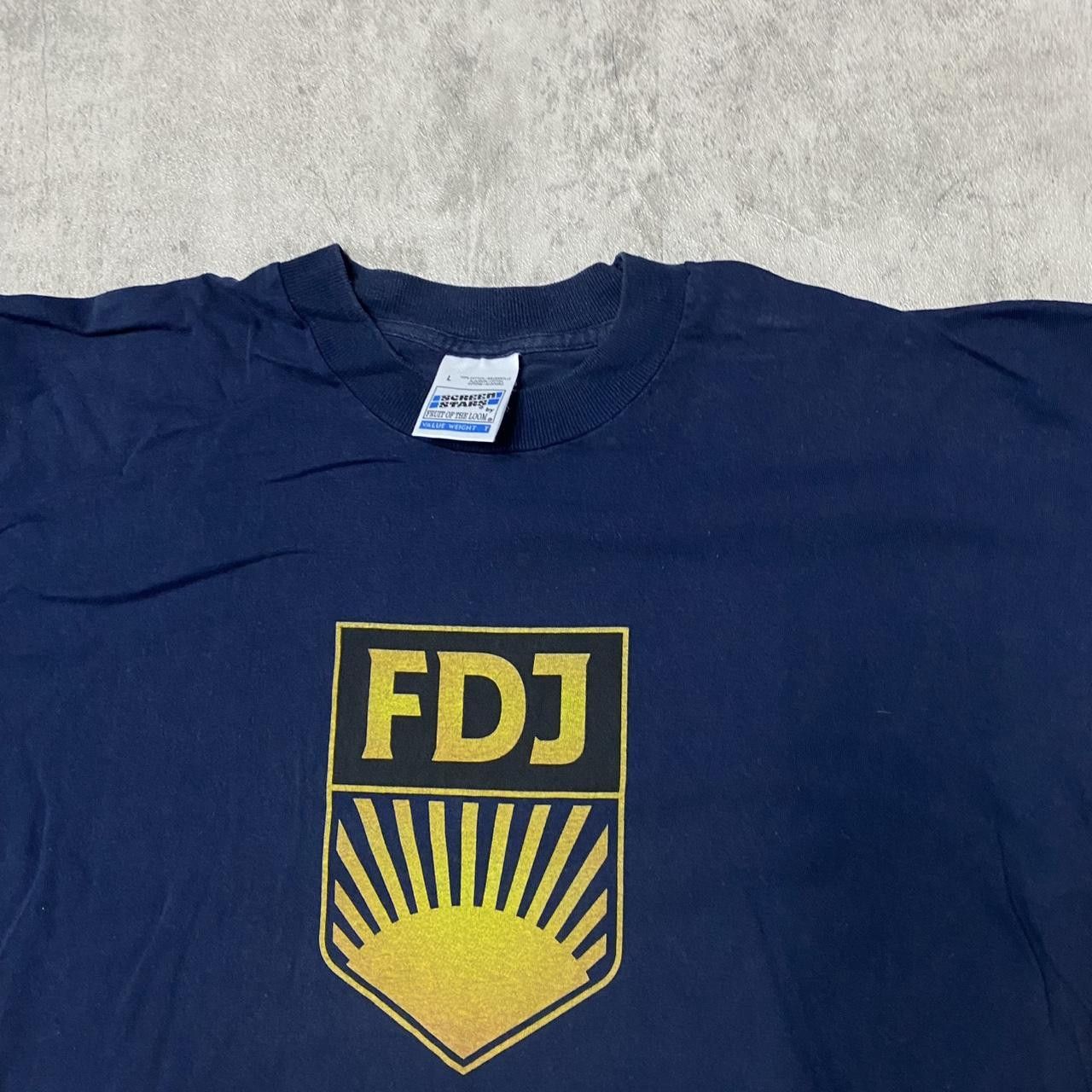 Other Faded black and yellow FDJ screen stars tee #skater Size US L / EU 52-54 / 3 - 2 Thumbnail