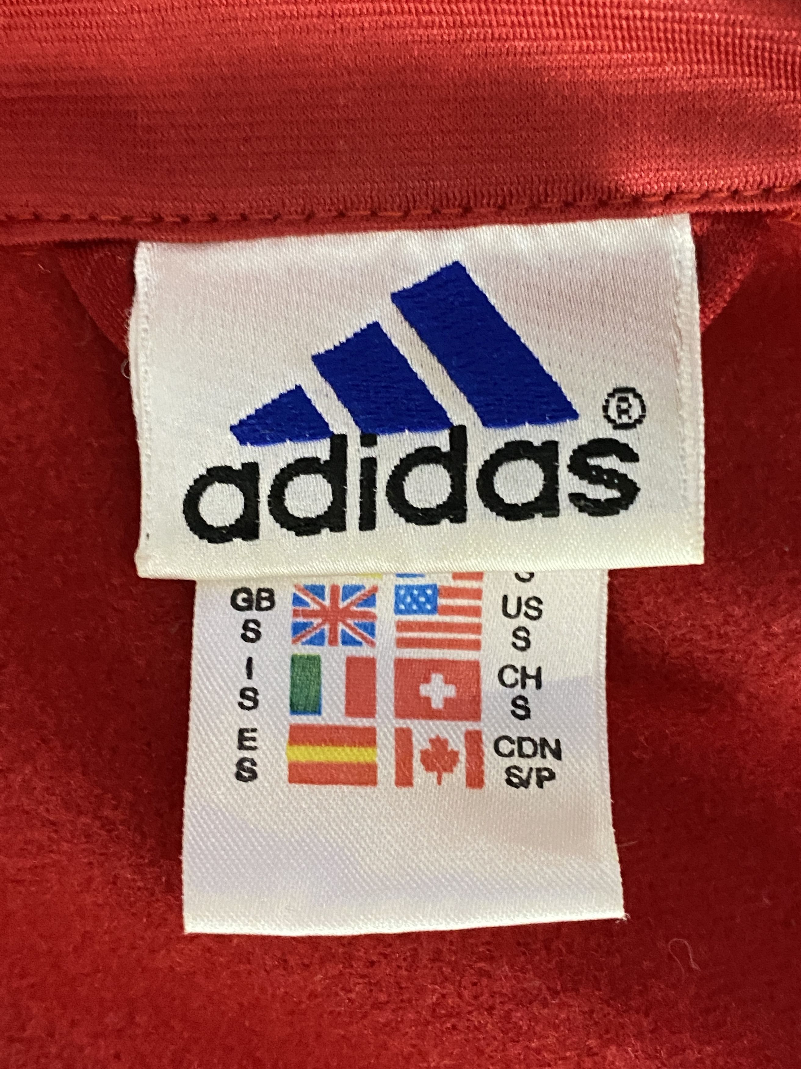 Adidas × Vintage 90s Adidas Vintage Men's Snap Sleeve Track Jacket - S Size US S / EU 44-46 / 1 - 5 Thumbnail