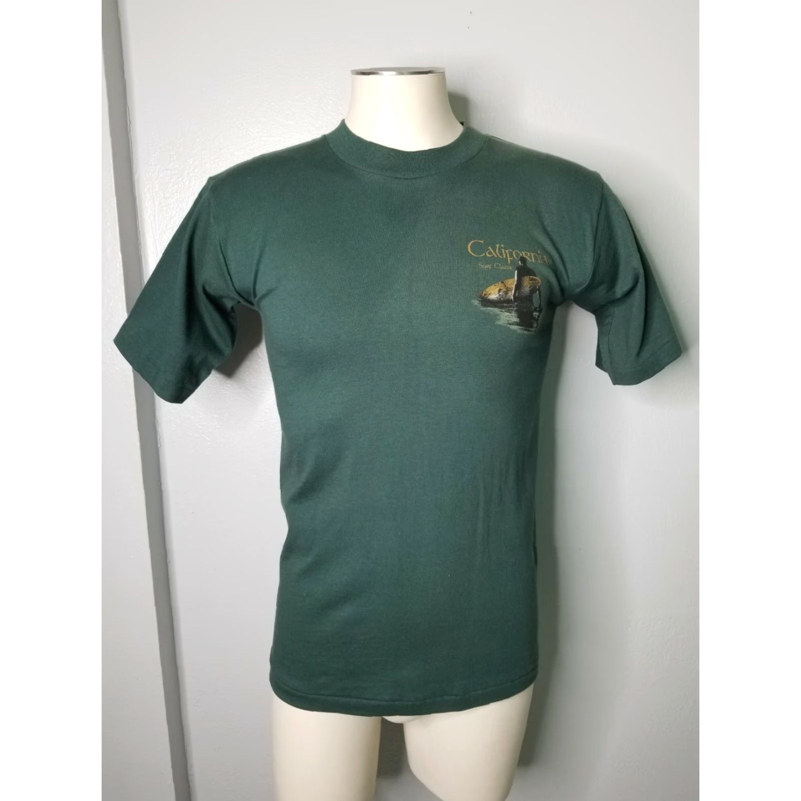 Vintage VINTAGE Prairie Mountain Point Break Shirt Mens S Surf T-Shirt Green Cotton Double-Sided Logo Crew Neck Short Sleeve 90s Surfing Movie Size US S / EU 44-46 / 1 - 2 Thumbnail