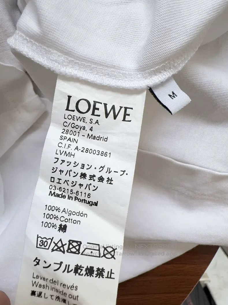 Loewe Loewe Portrait Pattern Printed Round Neck T-Shirt Size M / US 6-8 / IT 42-44 - 8 Thumbnail