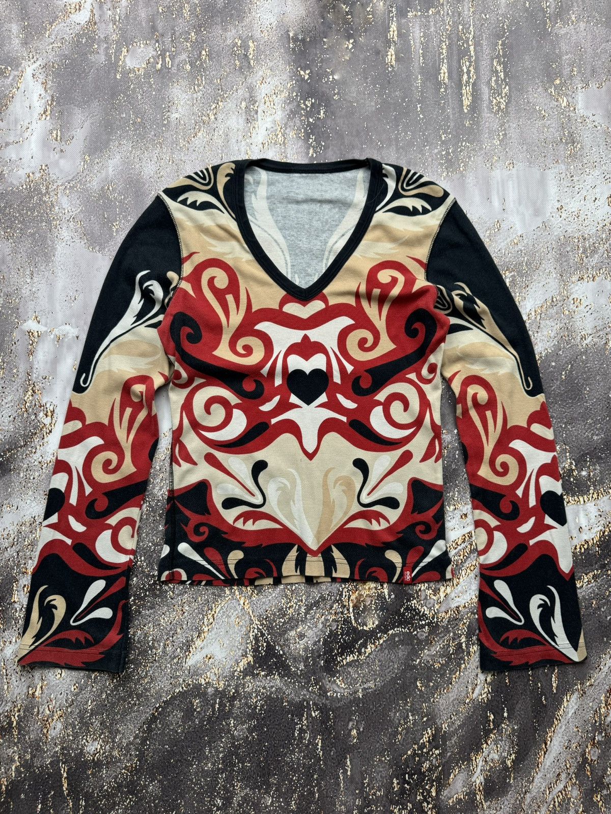 Japanese Brand Vintage Printed Japanese Long Sleeve Size M / US 6-8 / IT 42-44 - 1 Thumbnail