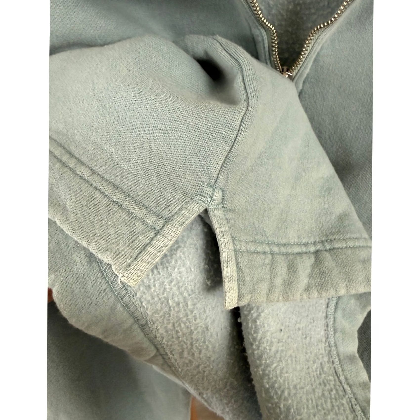 Eddie Bauer VINTAGE Eddie Bauer Blue Quarter Zip Fleece Lined Boxy Oversized Sweater S Women Pullover Small Sized 90s Size S / US 4 / IT 40 - 7 Thumbnail