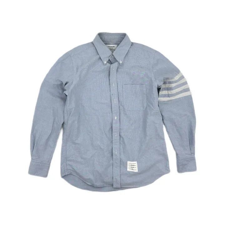 Thom Browne Thom Browne Oxford Stripe Long Sleeve Shirt -2507 Size US M / EU 48-50 / 2 - 8 Thumbnail