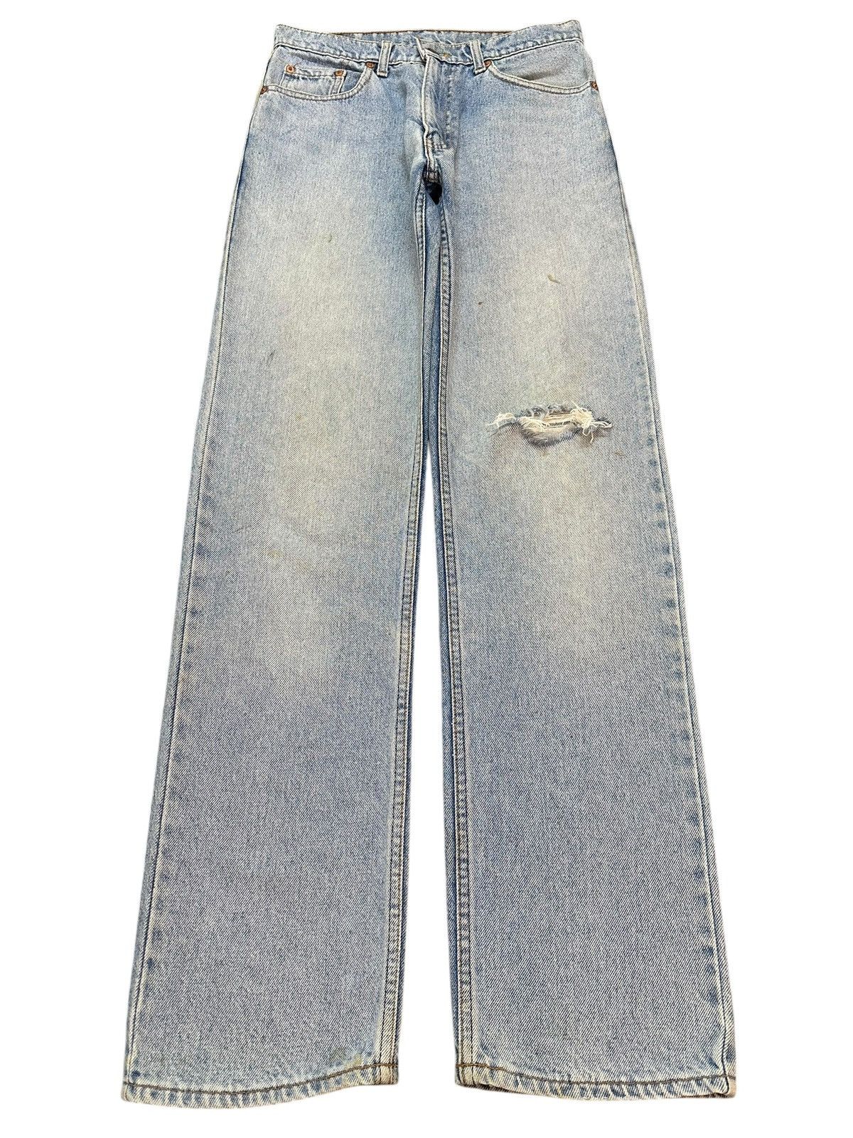 Levi's Vintage 90s Levis 515 Blue Faded Wash Distress Style Jeans Size US 29 - 1 Thumbnail