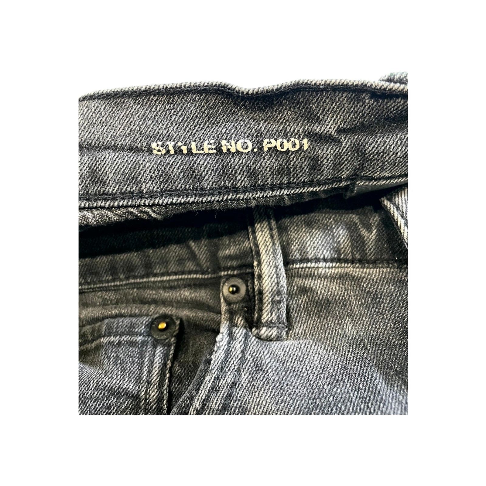 Purple Brand Purple Brand Black Wash Jeans Size US 32 / EU 48 - 6 Thumbnail