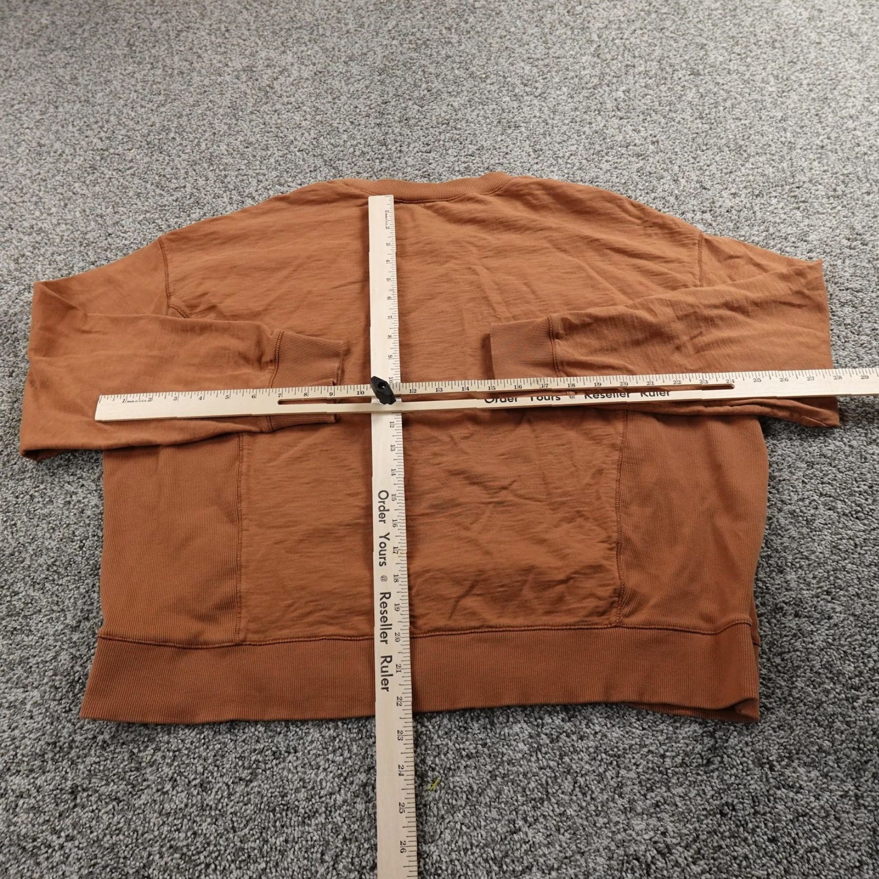 Eddie Bauer Eddie Bauer Sweatshirt Womens XL Brown Orange Pullover Crewneck Sweatshirt Outdoor Size XL / US 12-14 / IT 48-50 - 6 Thumbnail