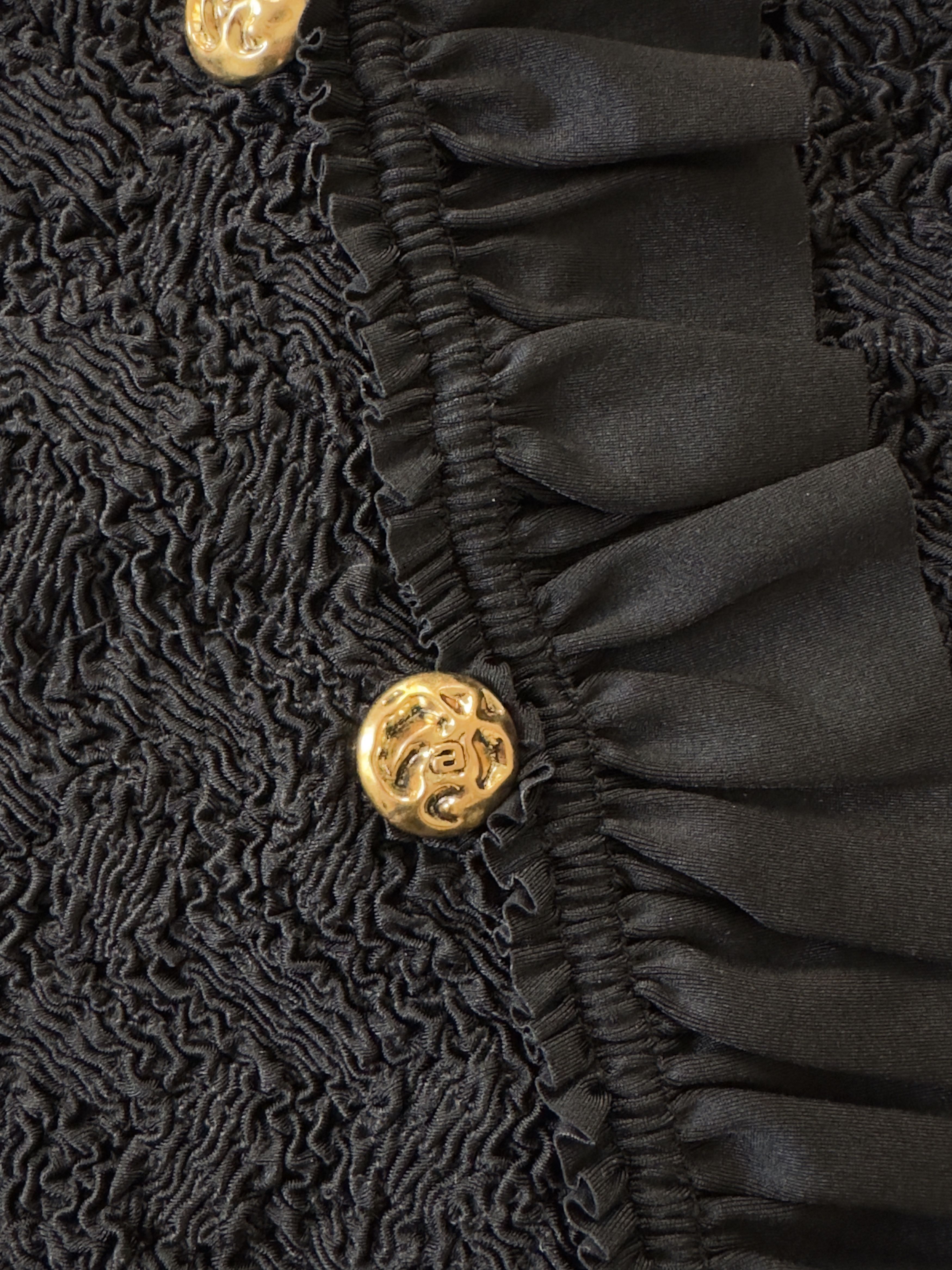 Alexander Wang Smocked Ruffle Edge Jacket - Alexander Wang Size M / US 6-8 / IT 42-44 - 4 Thumbnail