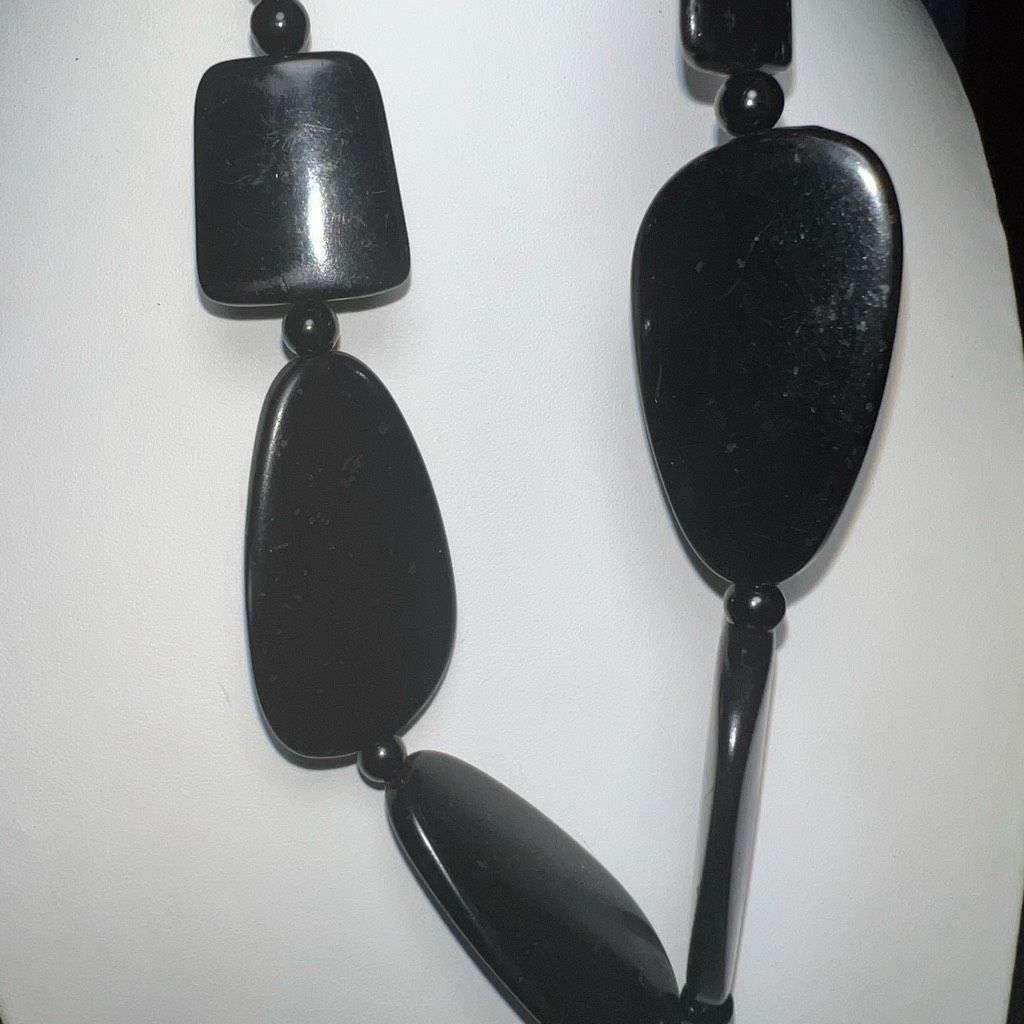 Vintage Vintage Modernist Plastic Bead Necklace Size ONE SIZE - 5 Thumbnail