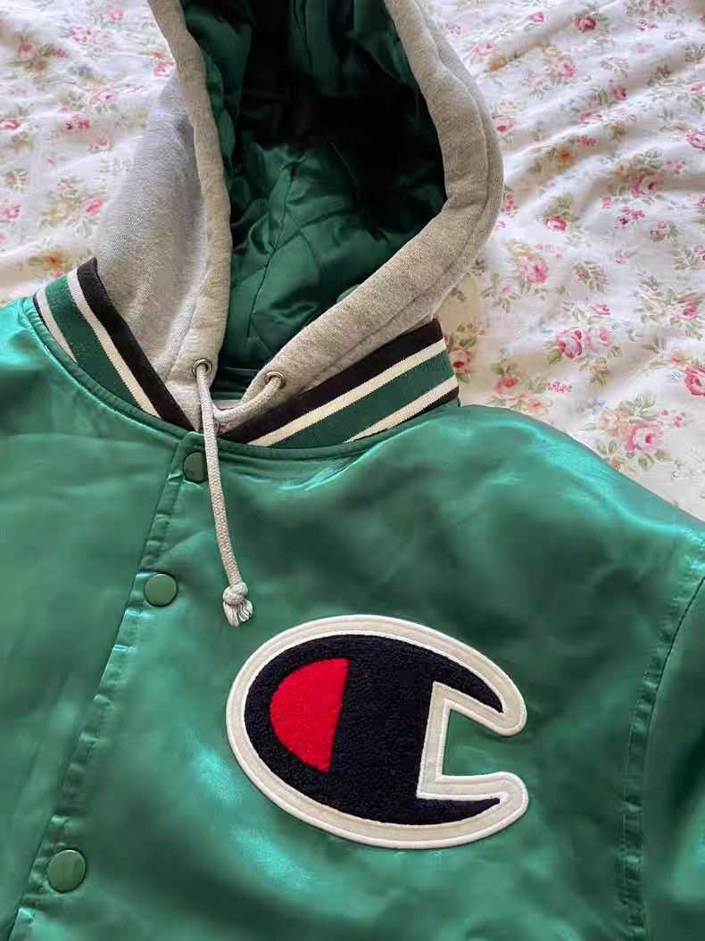 Champion × Supreme Supreme x champion hooded satin varsity Size US M / EU 48-50 / 2 - 5 Thumbnail