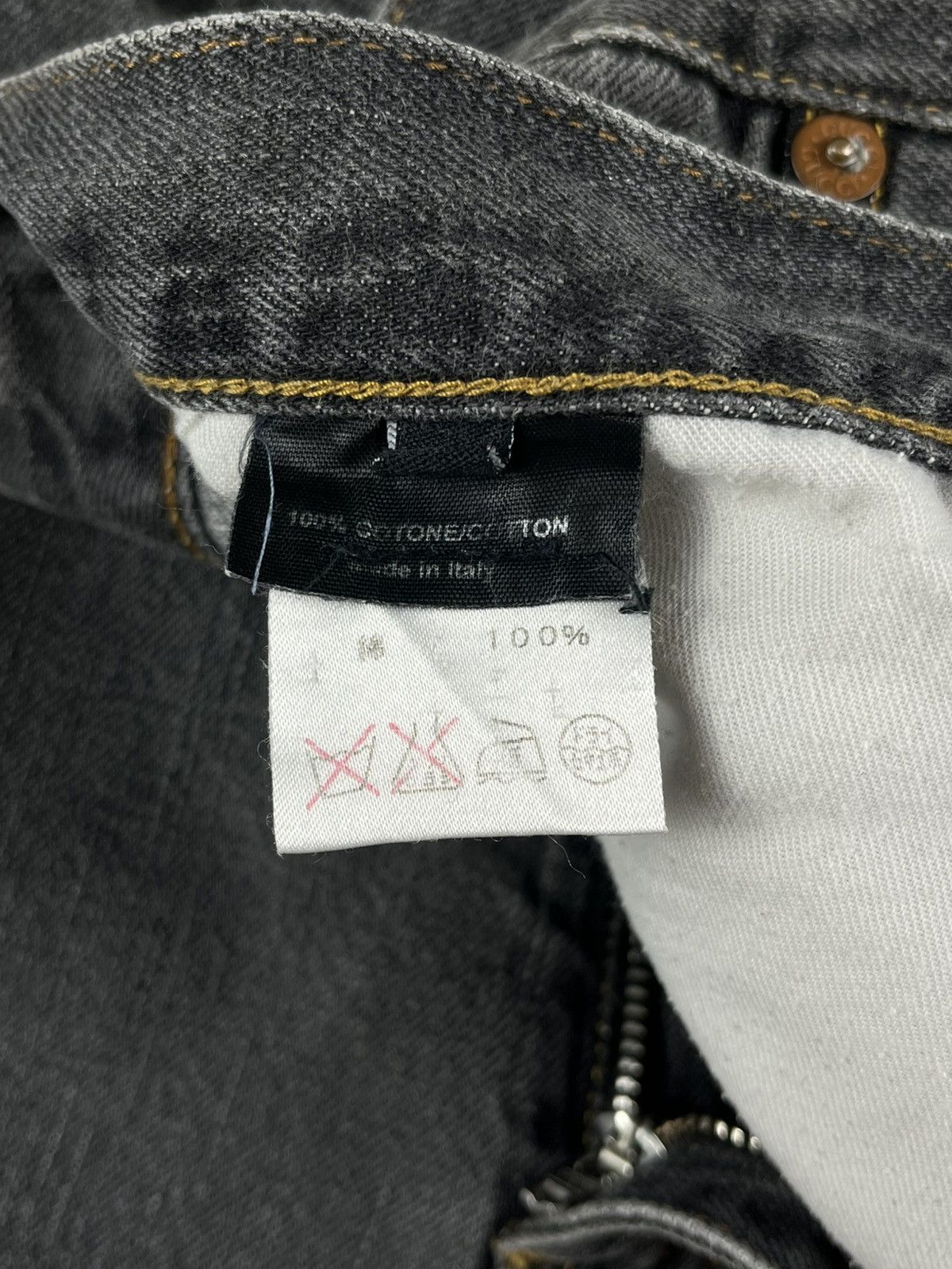 Gucci Gucci Tom Ford Vintage Gray Raw Hem Bootcut Denim Jeans Size US 36 / EU 52 - 11 Thumbnail