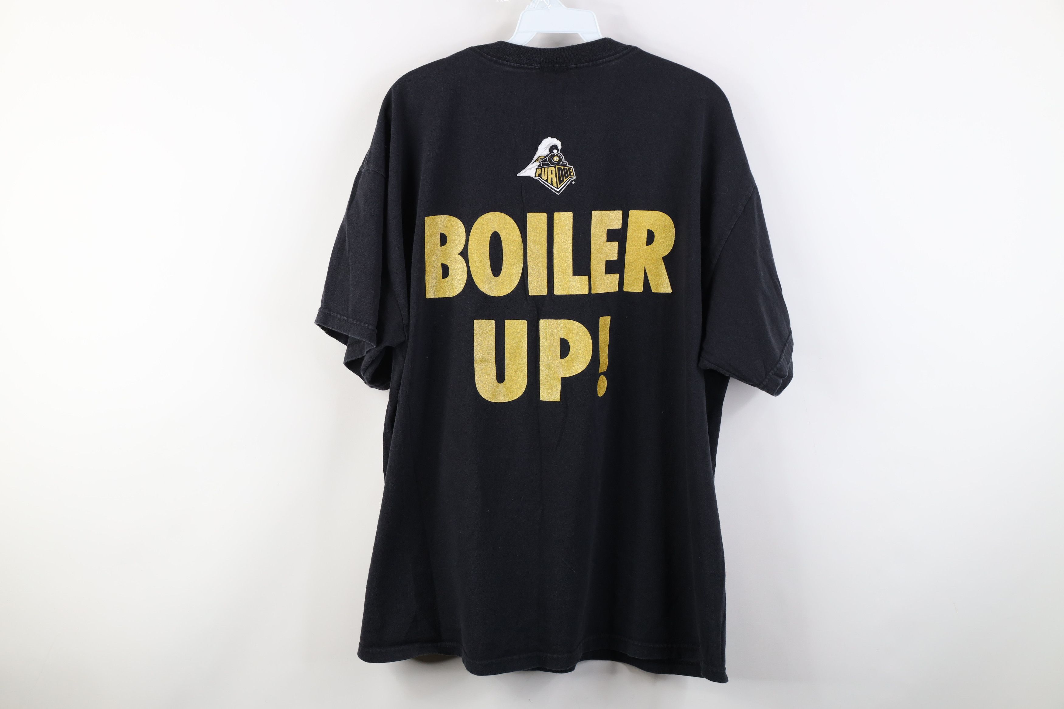 Vintage Vintage 90s University Football Boiler Short Sleeve T-Shirt Size US XL / EU 56 / 4 - 12 Thumbnail