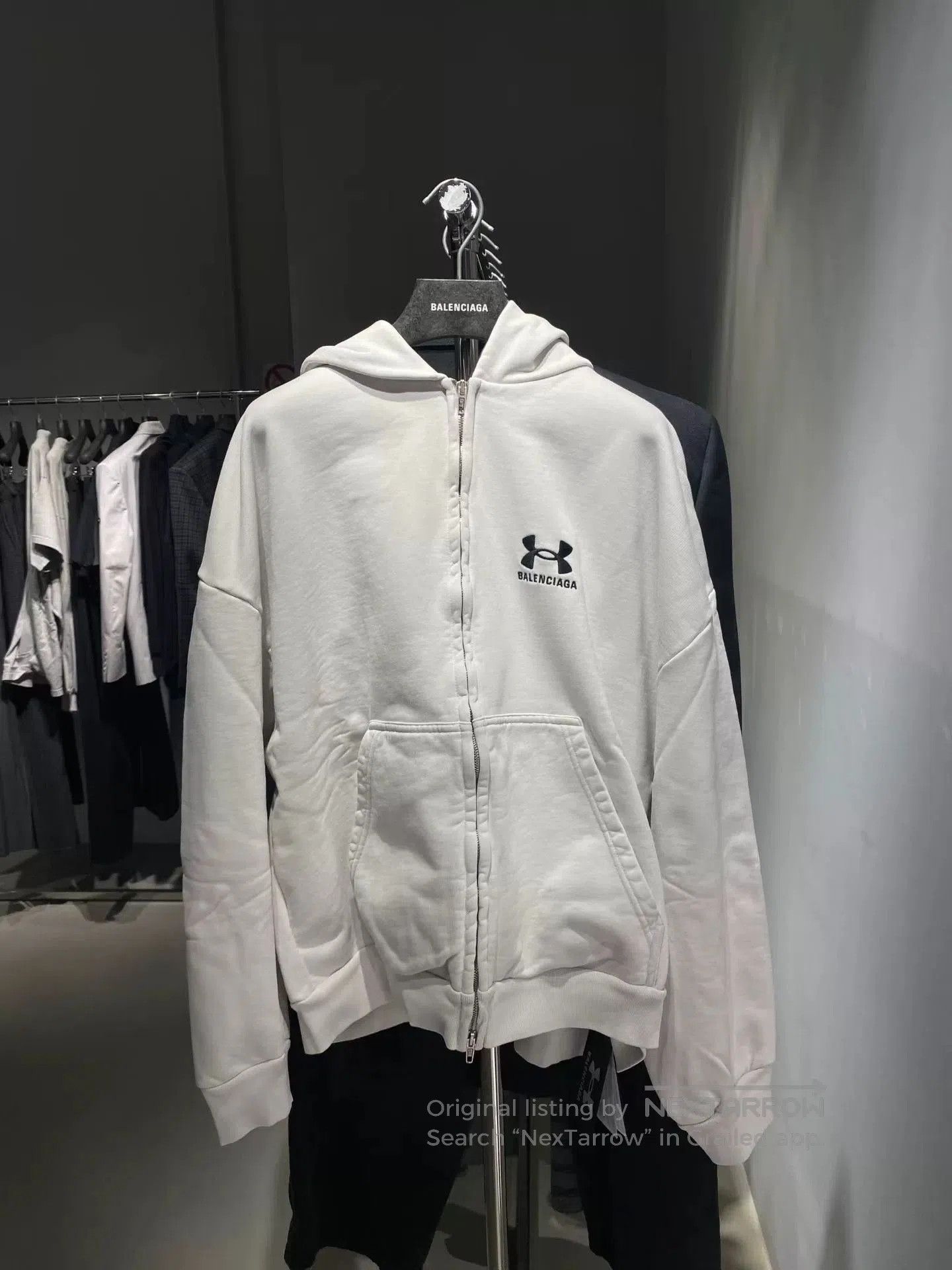 Balenciaga balenciaga under armor zip-up sweatshirt. Size US S / EU 44-46 / 1 - 2 Thumbnail